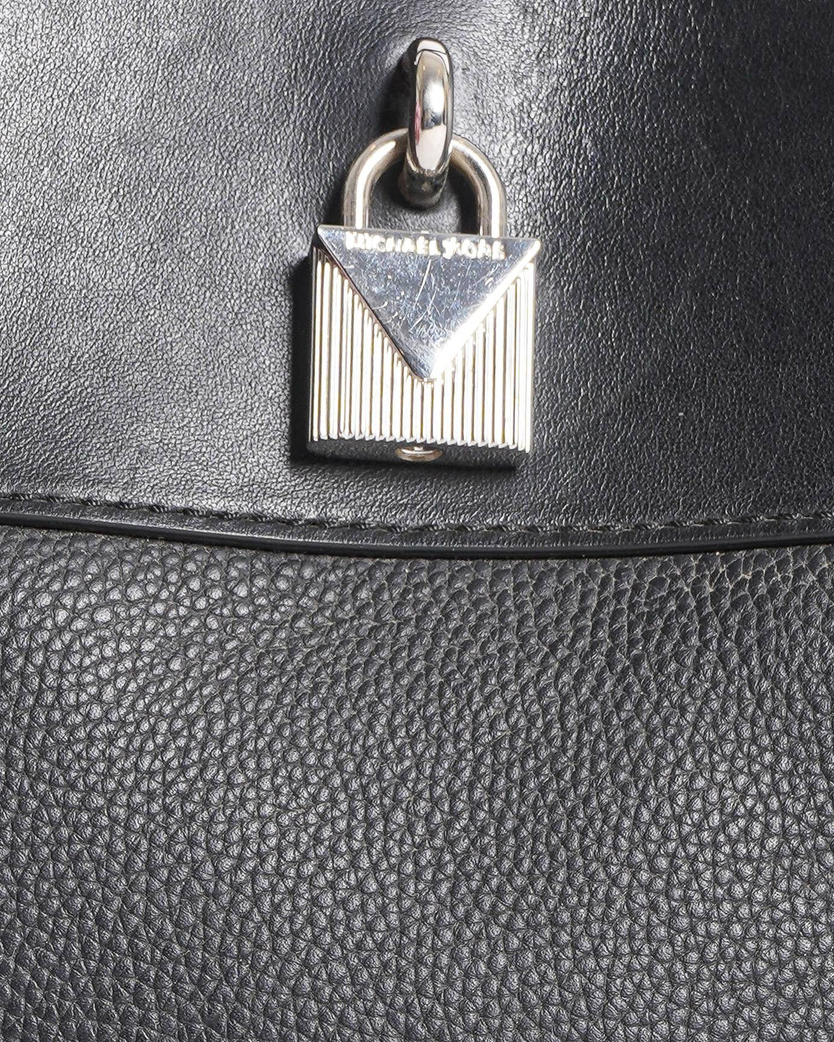 Michael Kors Large Satchel In Black