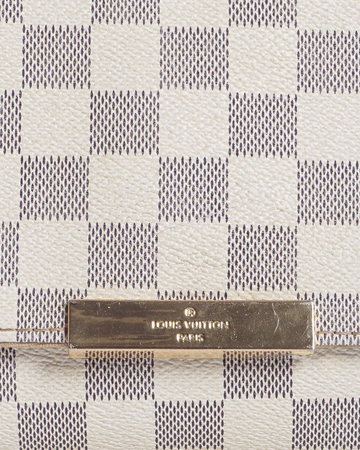 Louis Vuitton Favorite MM Damier Azur Canvas Crossbody Bag