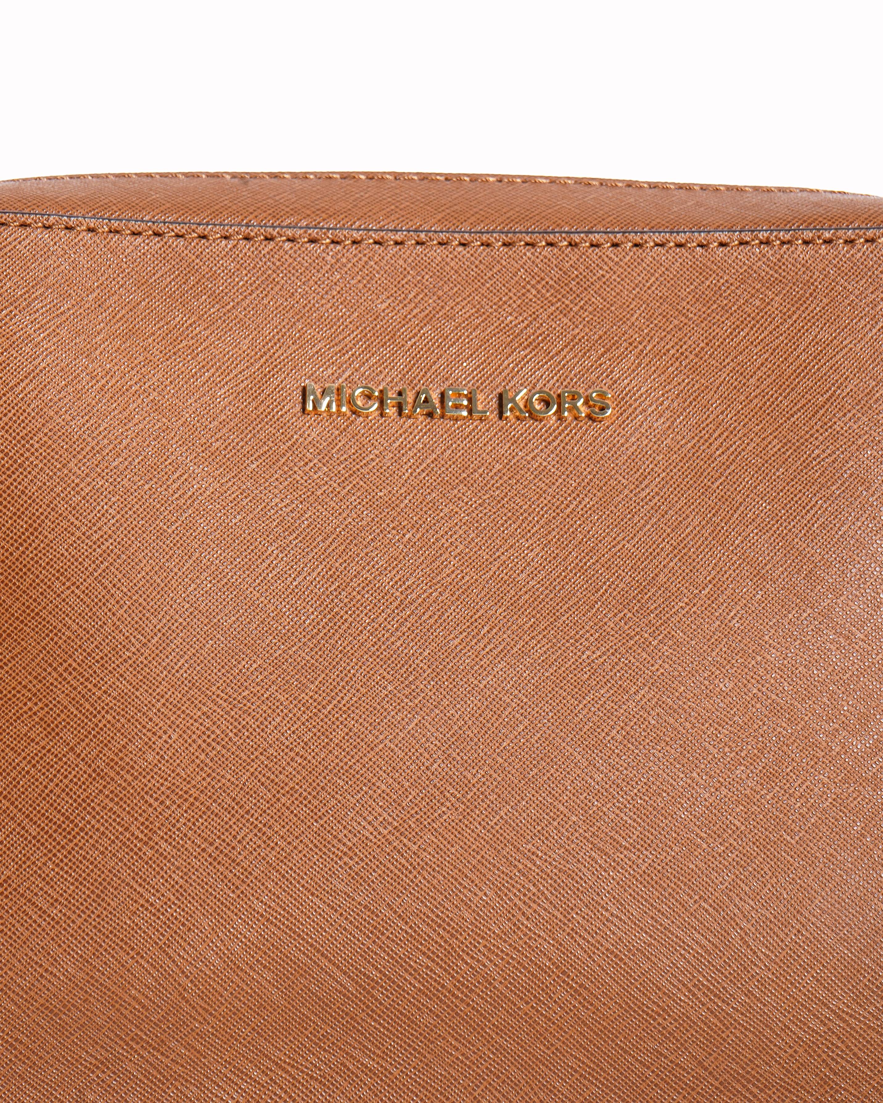 Michael Kors Jet Set Crossbody Bag In Brown