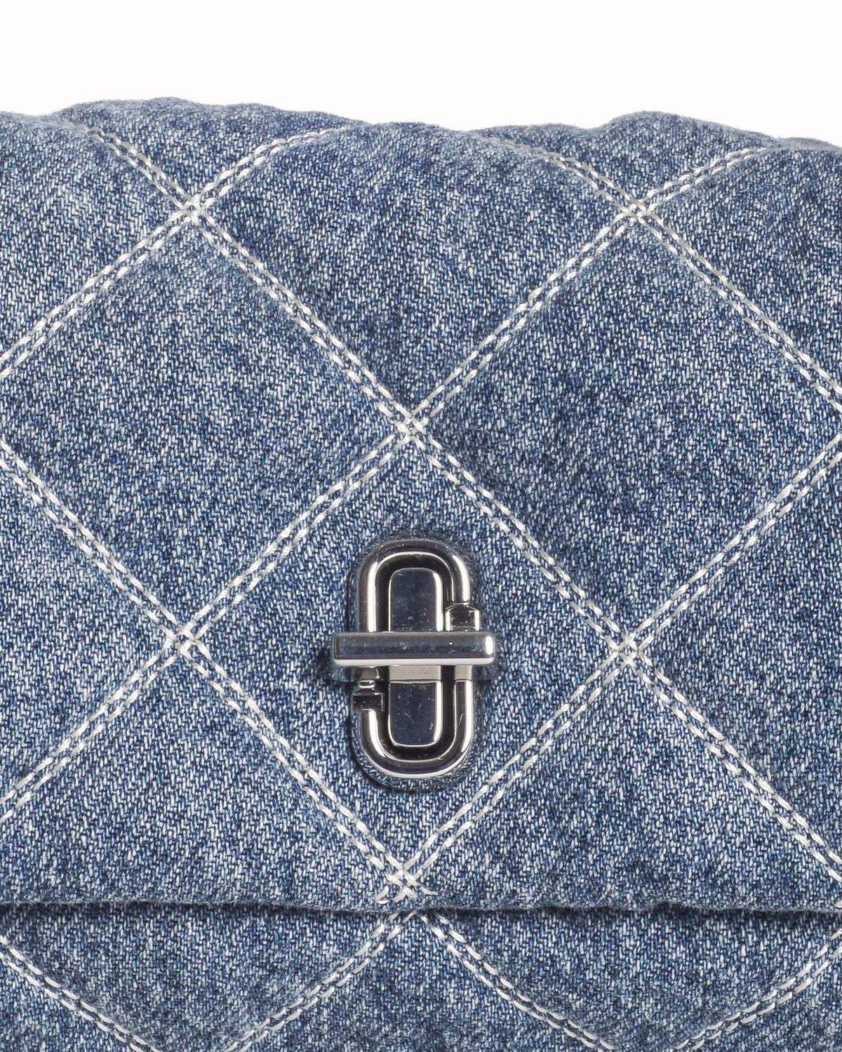 Marc Jacobs Quilted Denim Dual Convertible Shoulder Bag