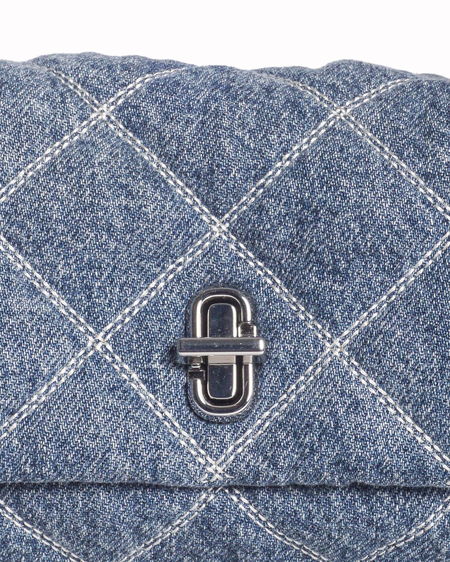 Marc Jacobs Quilted Denim Dual Convertible Shoulder Bag
