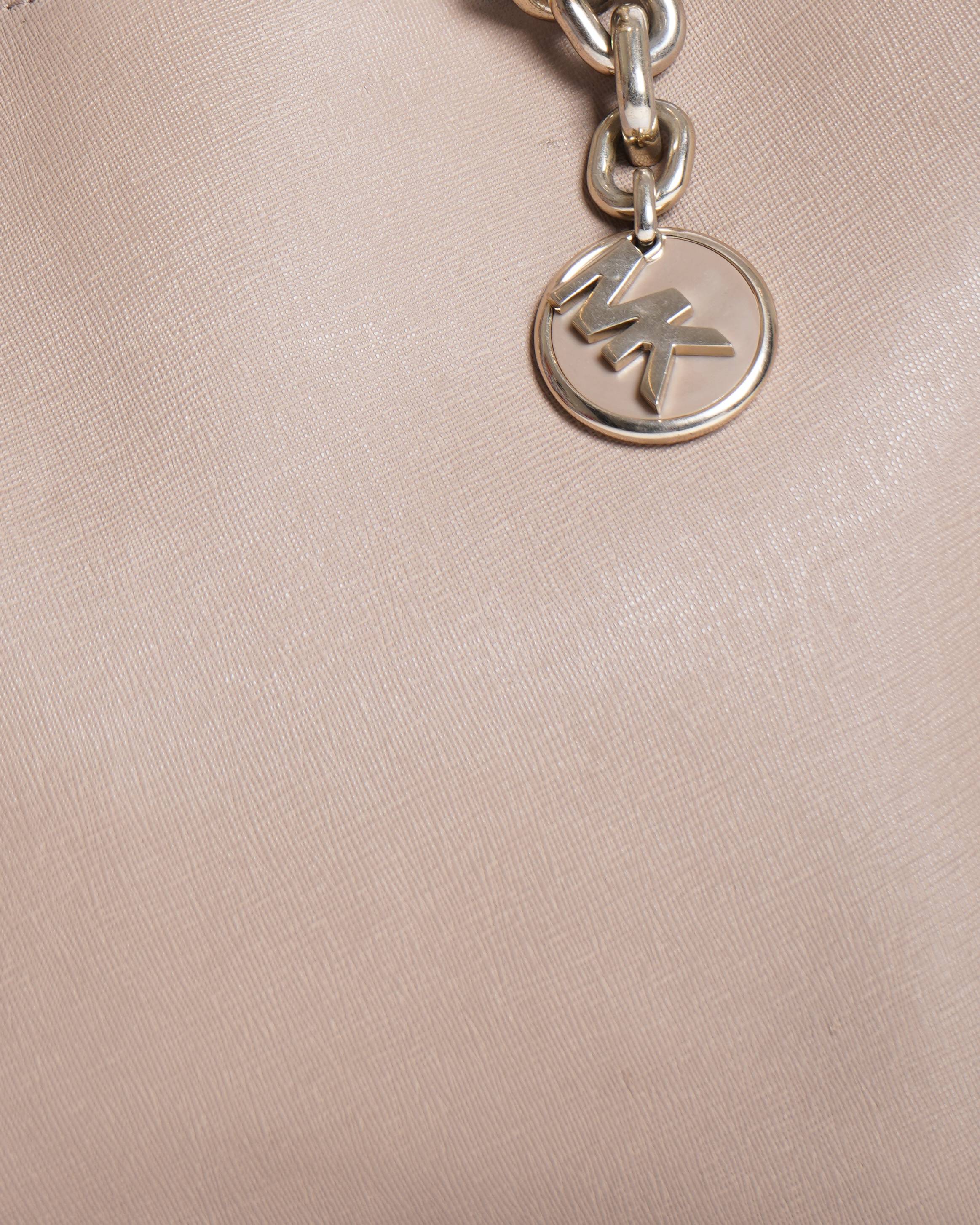 Michael Kors beige shoulder bag