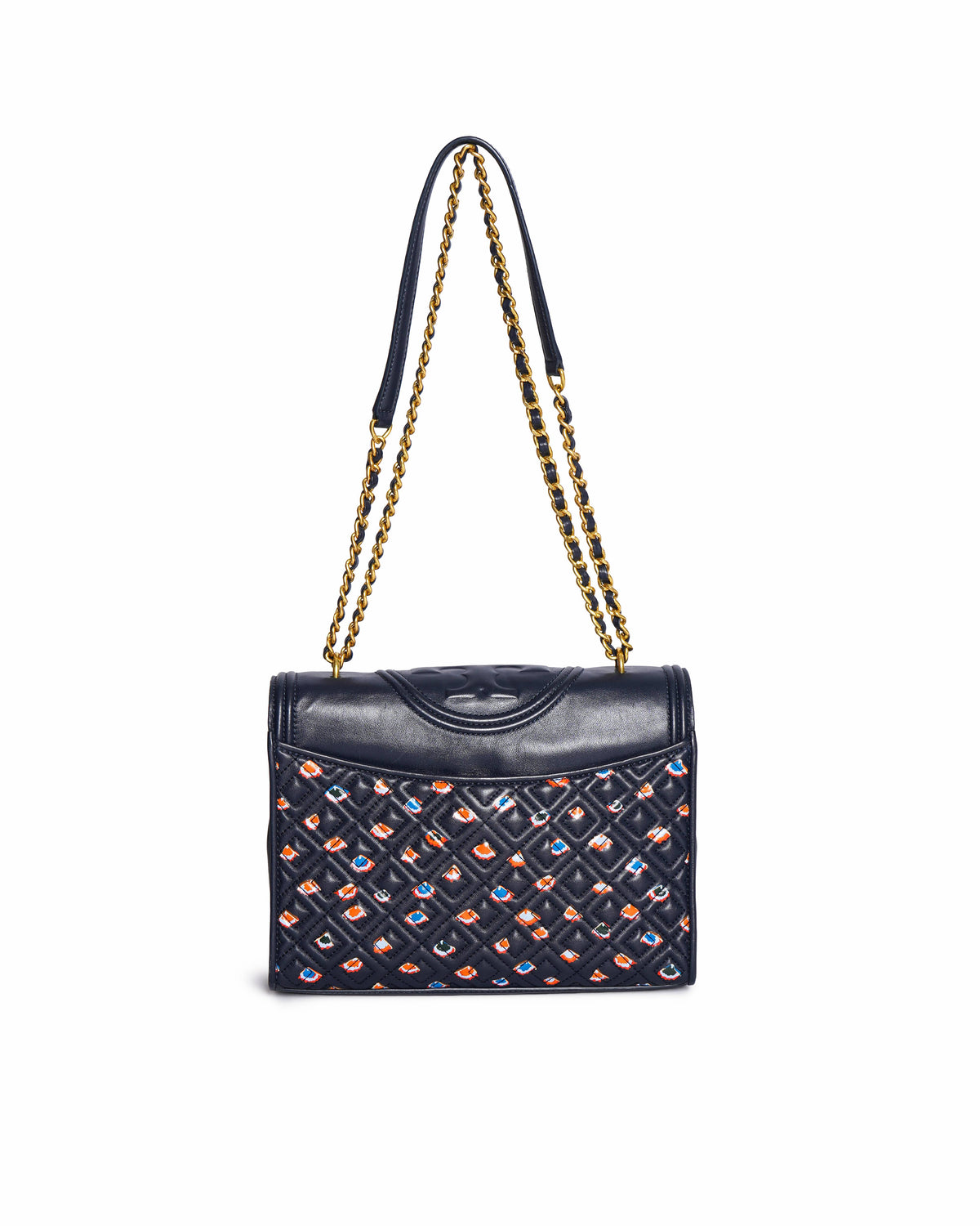 Tory Burch Fleming Floral Printed Shoulder Bag