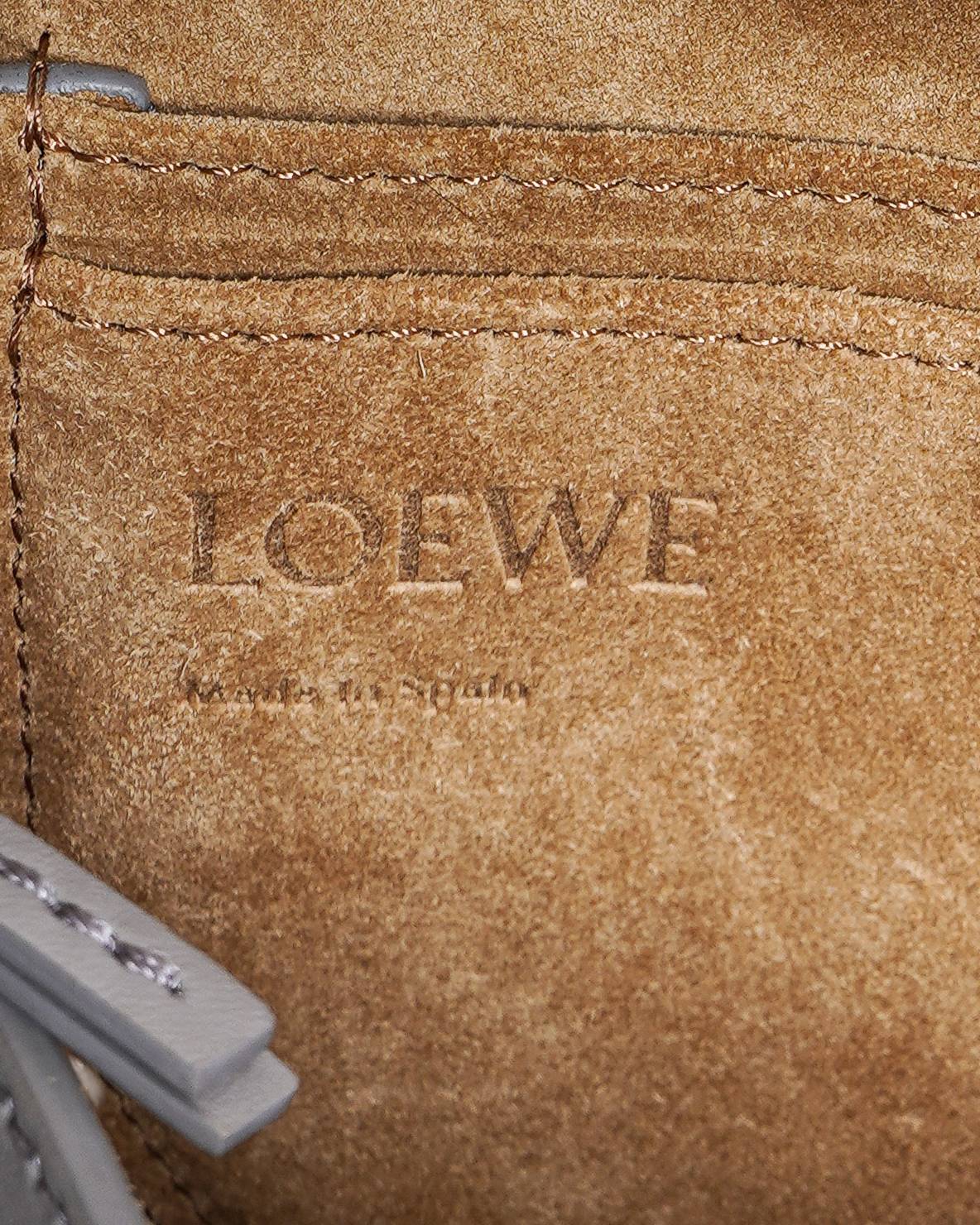 Loewe Grey Mini Gate Dual Crossbody Bag