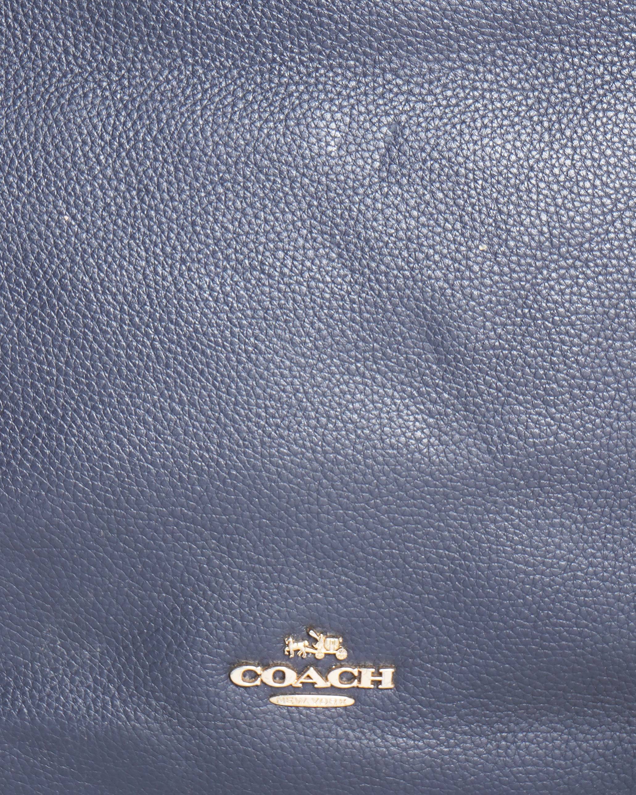 Coach Shoulder Bag In deep blue