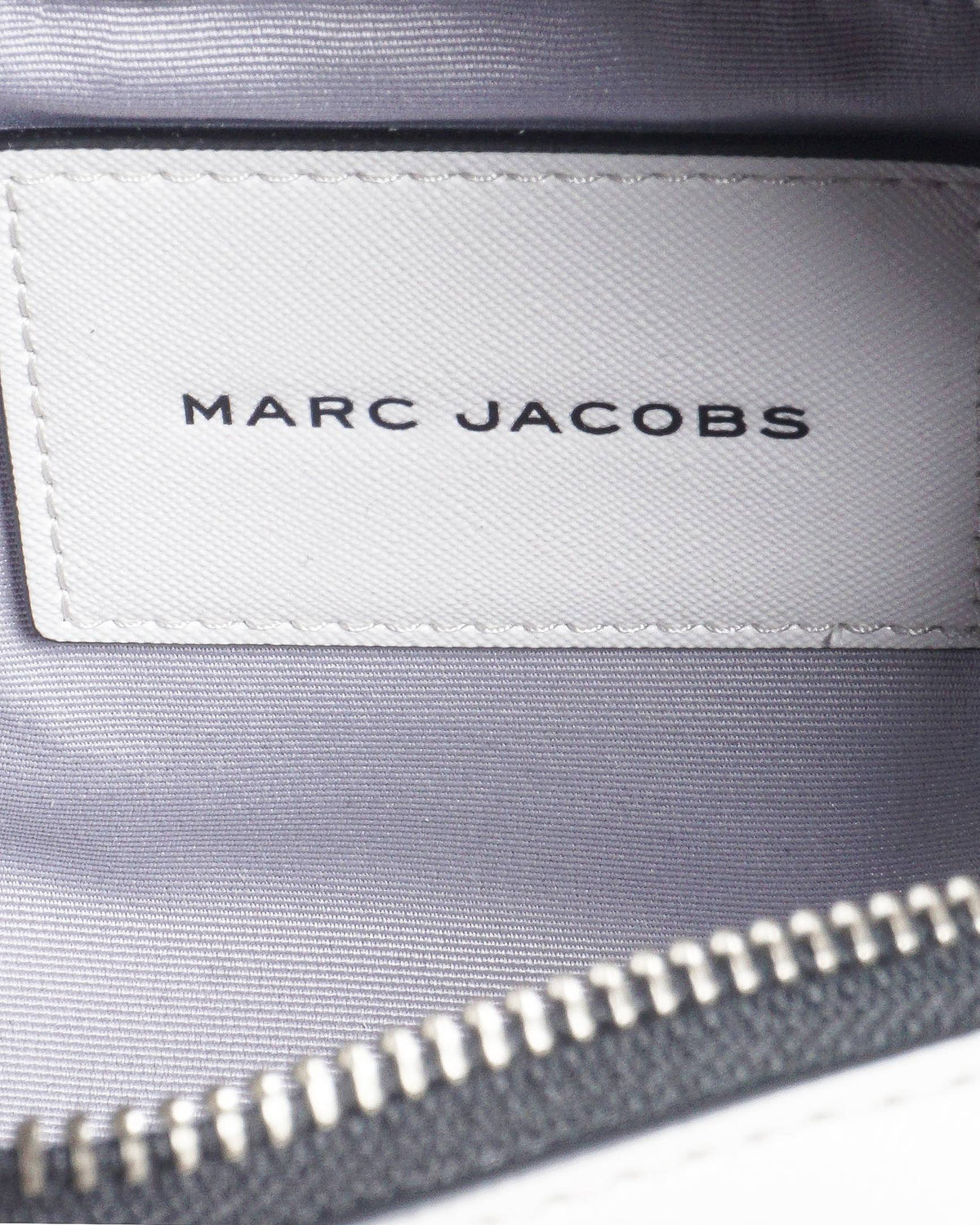 Marc Jacobs White Leather Barrel Crossbody Bag