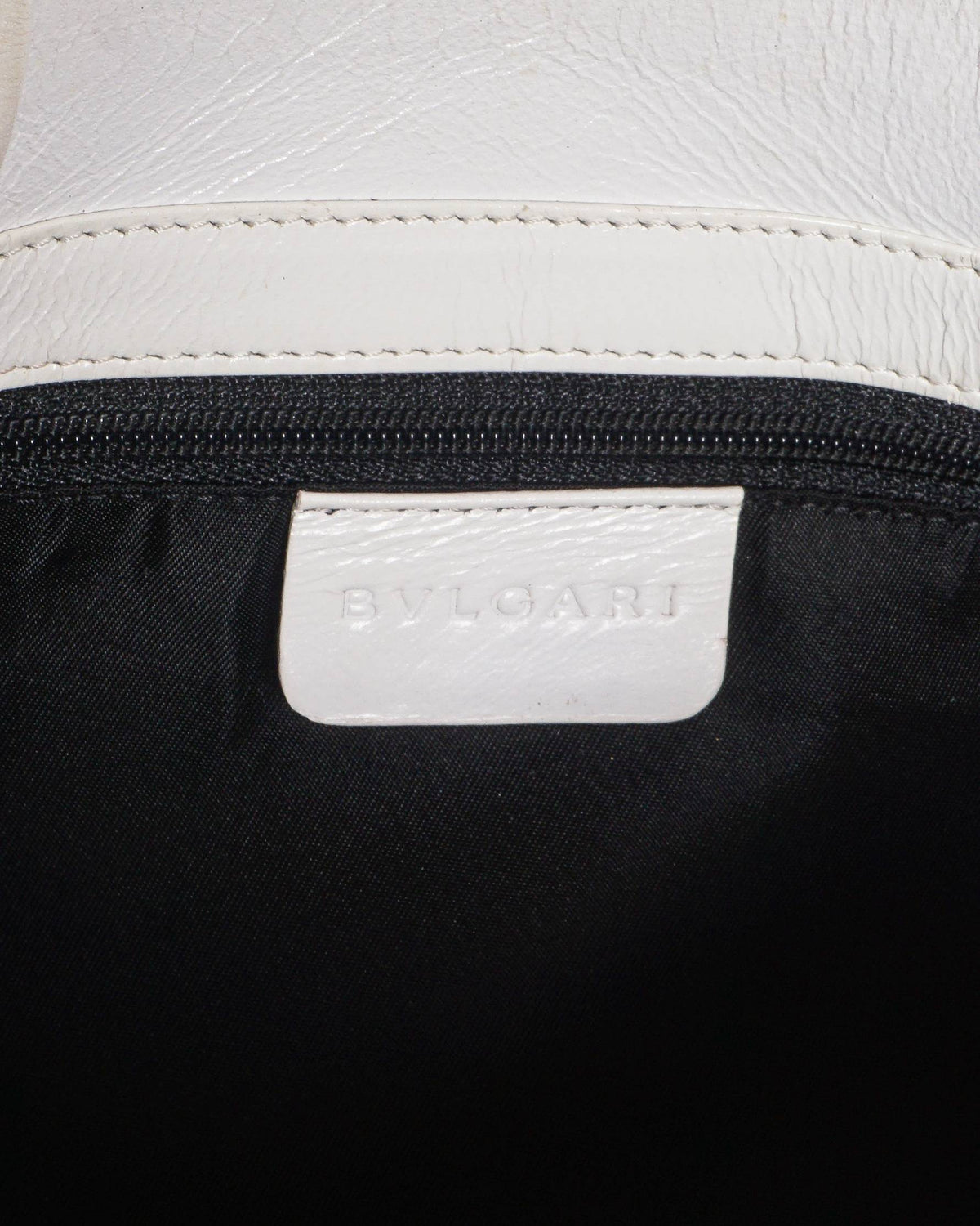 Bvlgari Logo Mania Rectangular Silk Tote Bag
