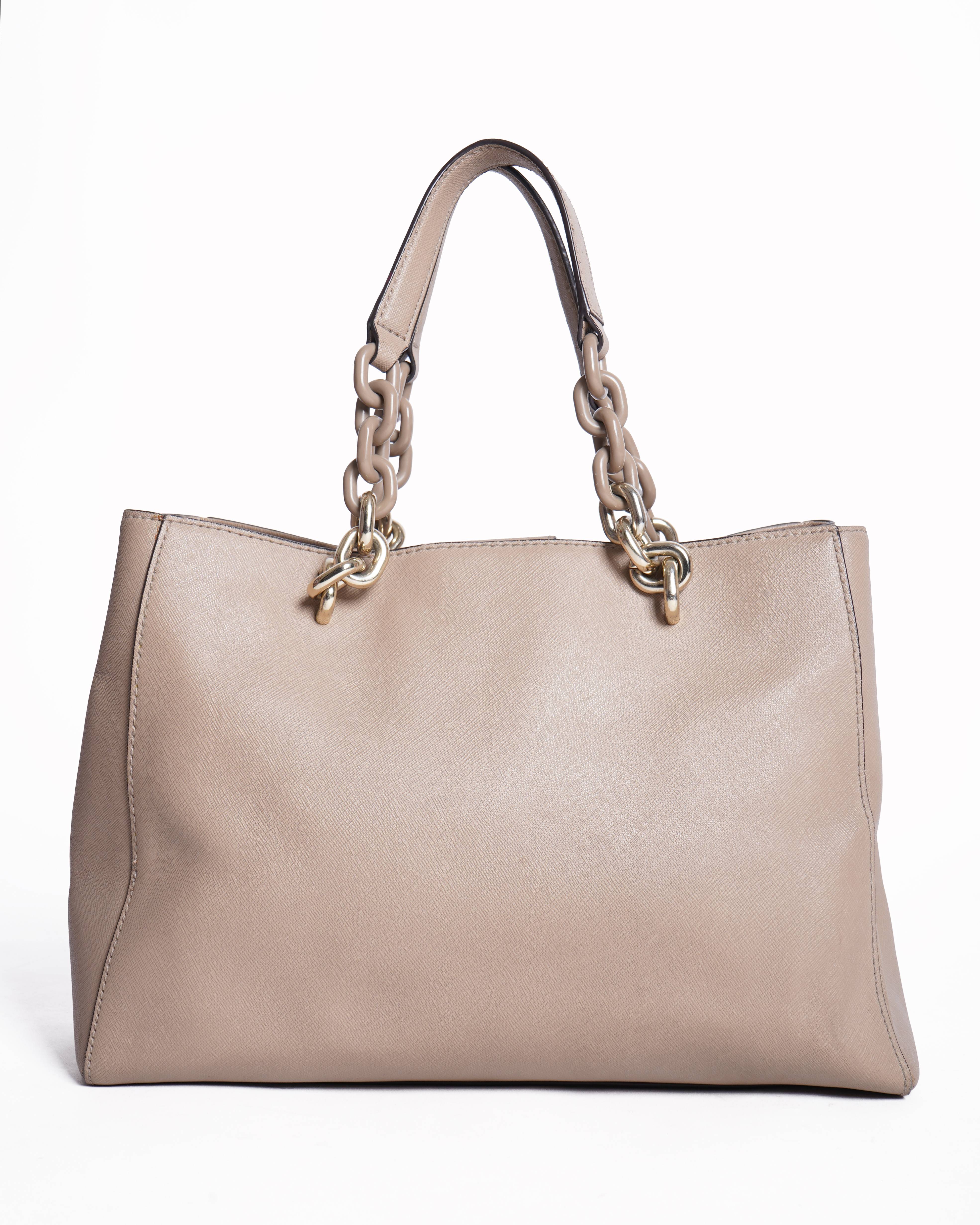 Michael Kors beige shoulder bag