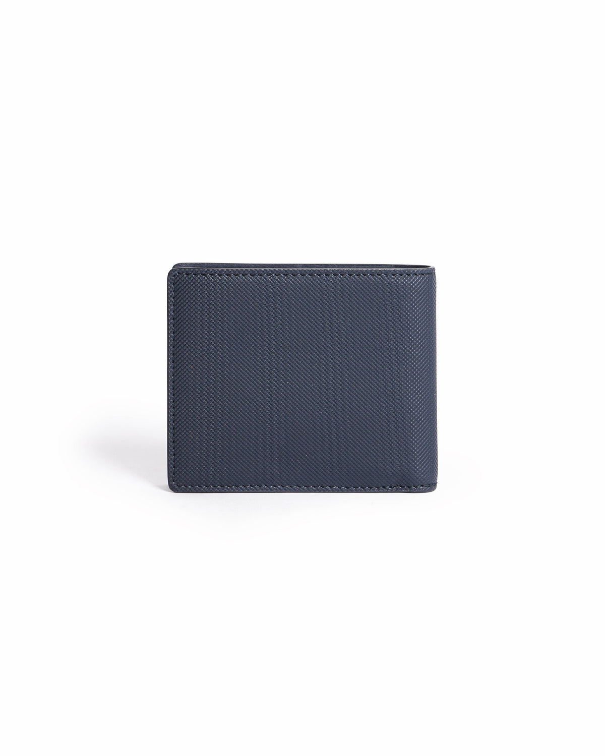 Boss Textured Leather Wallet & Card Holder Set In Deep Blue