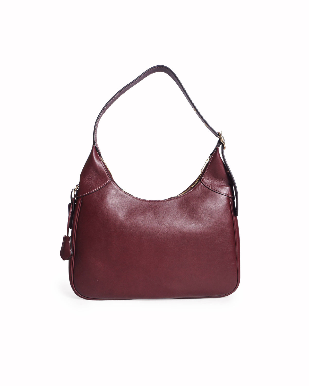 Coach Maroon Leather Ella Shoulder Bag