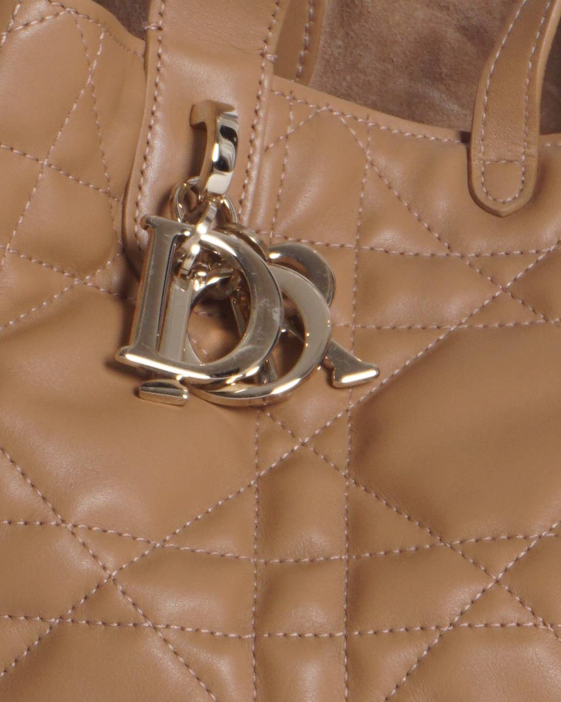 Dior Small Toujours Bag in craie Macrocannage calfskin