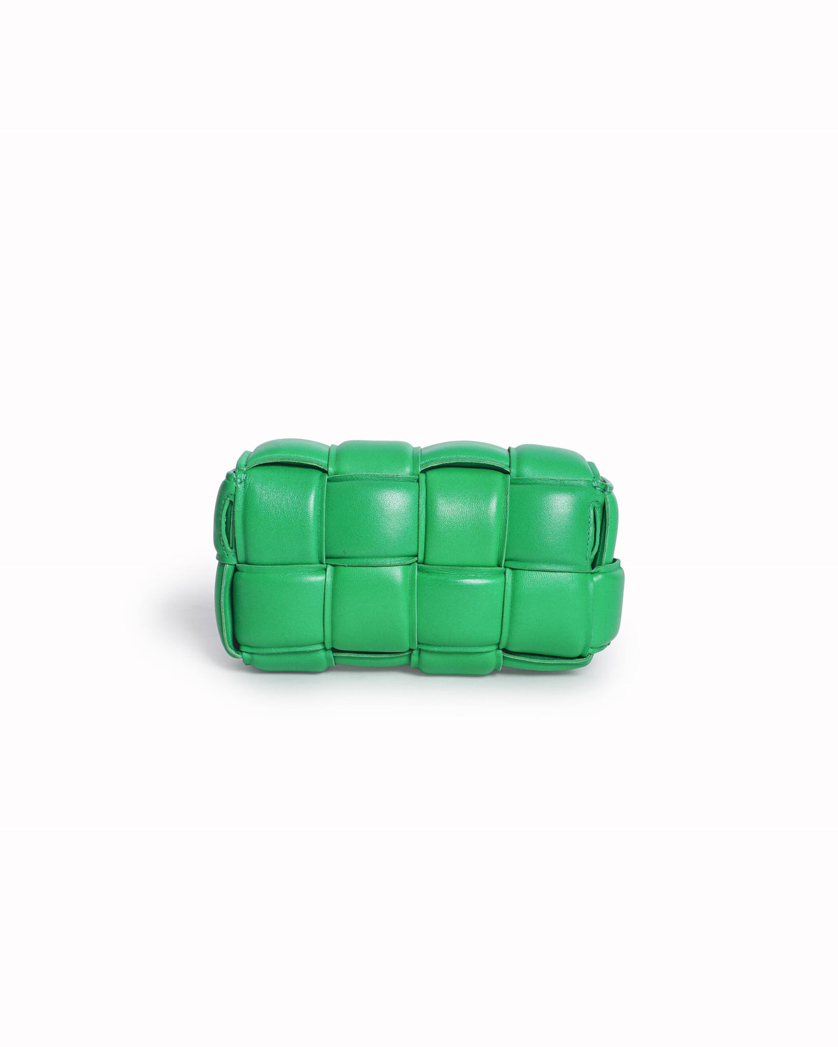 Bottega Veneta Parakeet Green Leather Padded Cassette Mini Bag