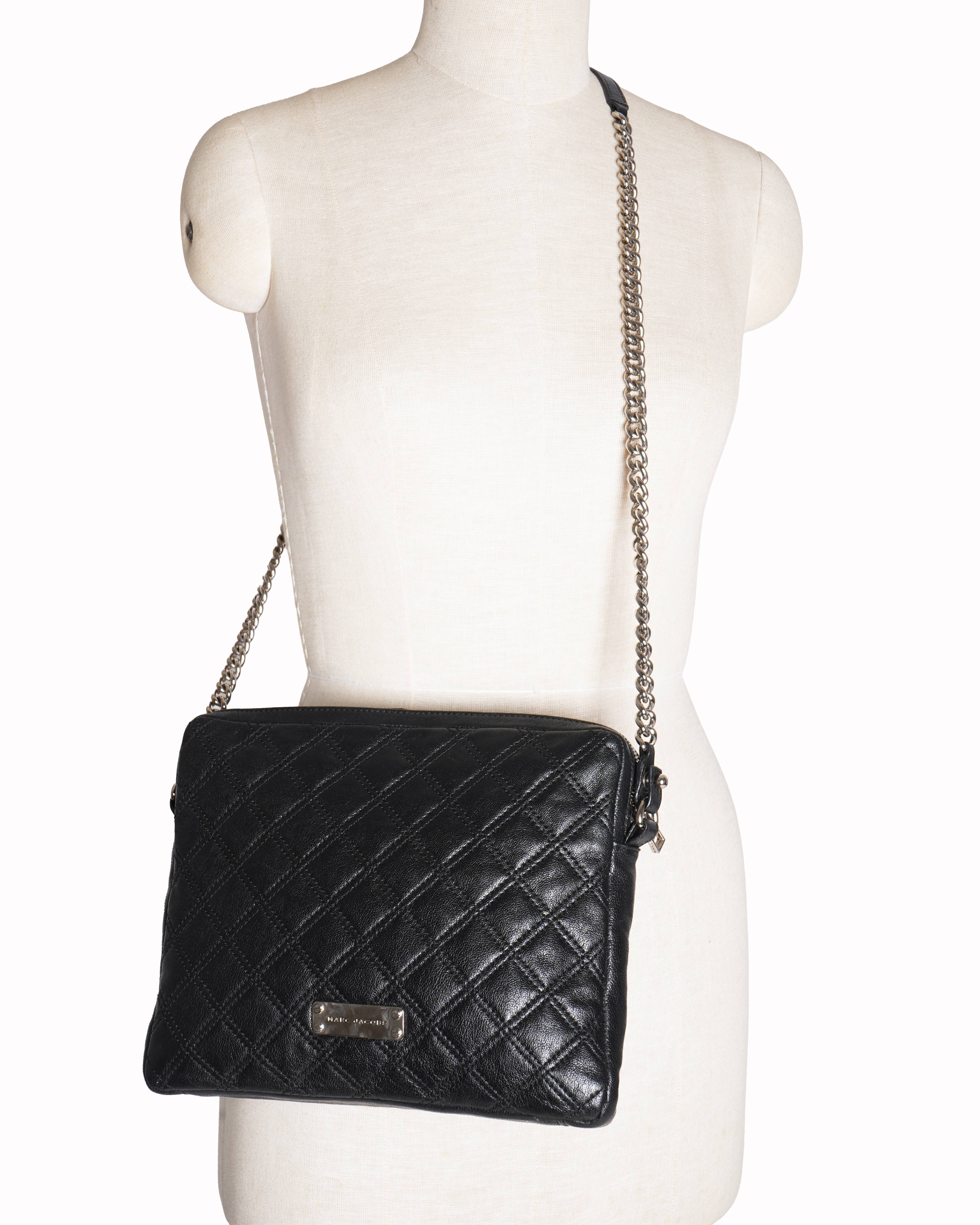 Marc Jacobs black Quilted Crossbody bag