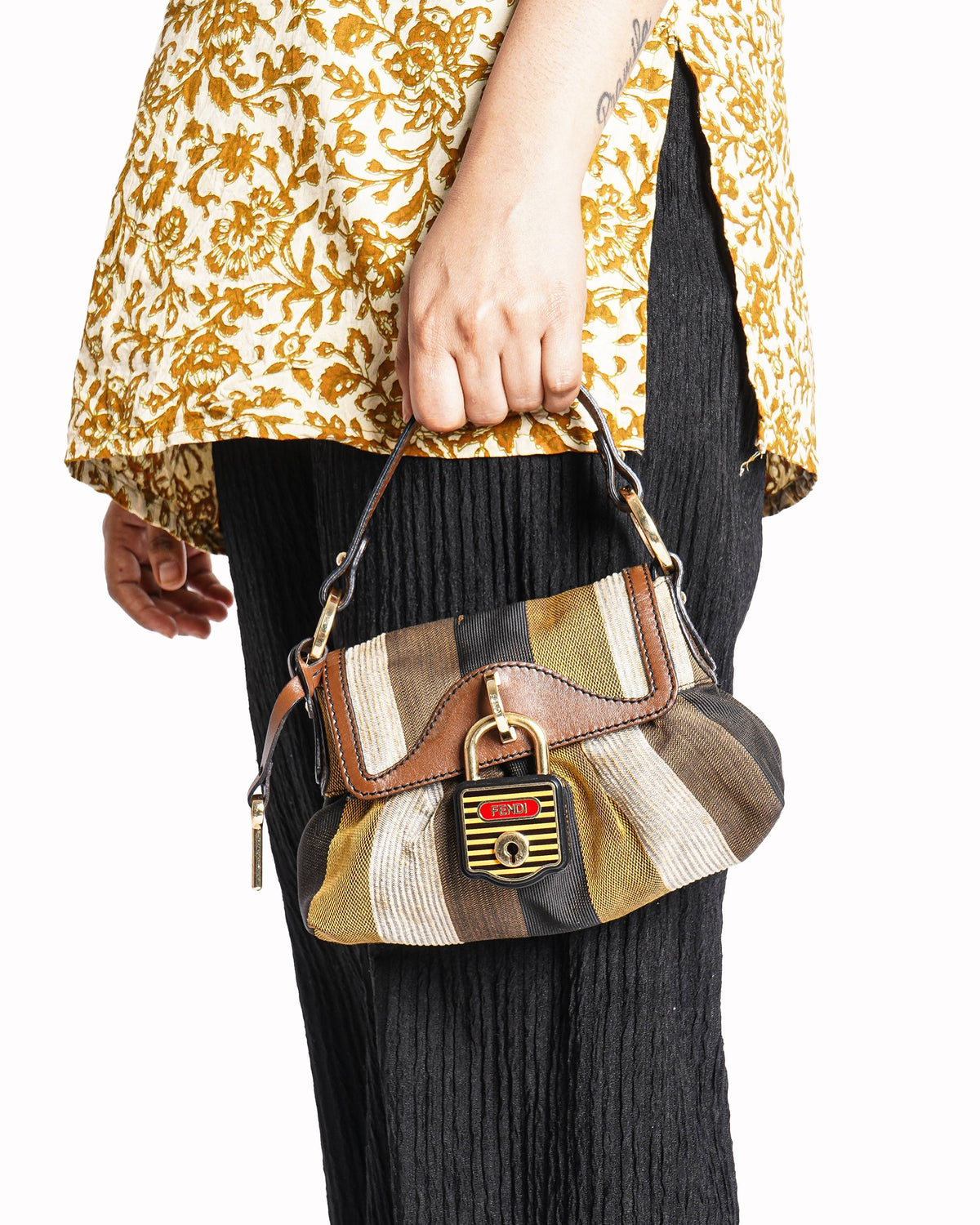 Fendi Mini Chef Multicolor HandBag