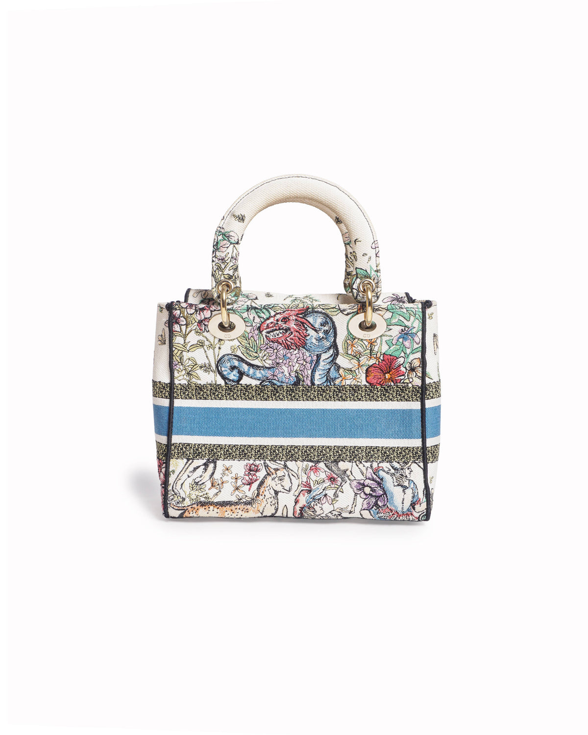 Christian Dior Medium Lady D-Lite Embroidered Shoulder Bag