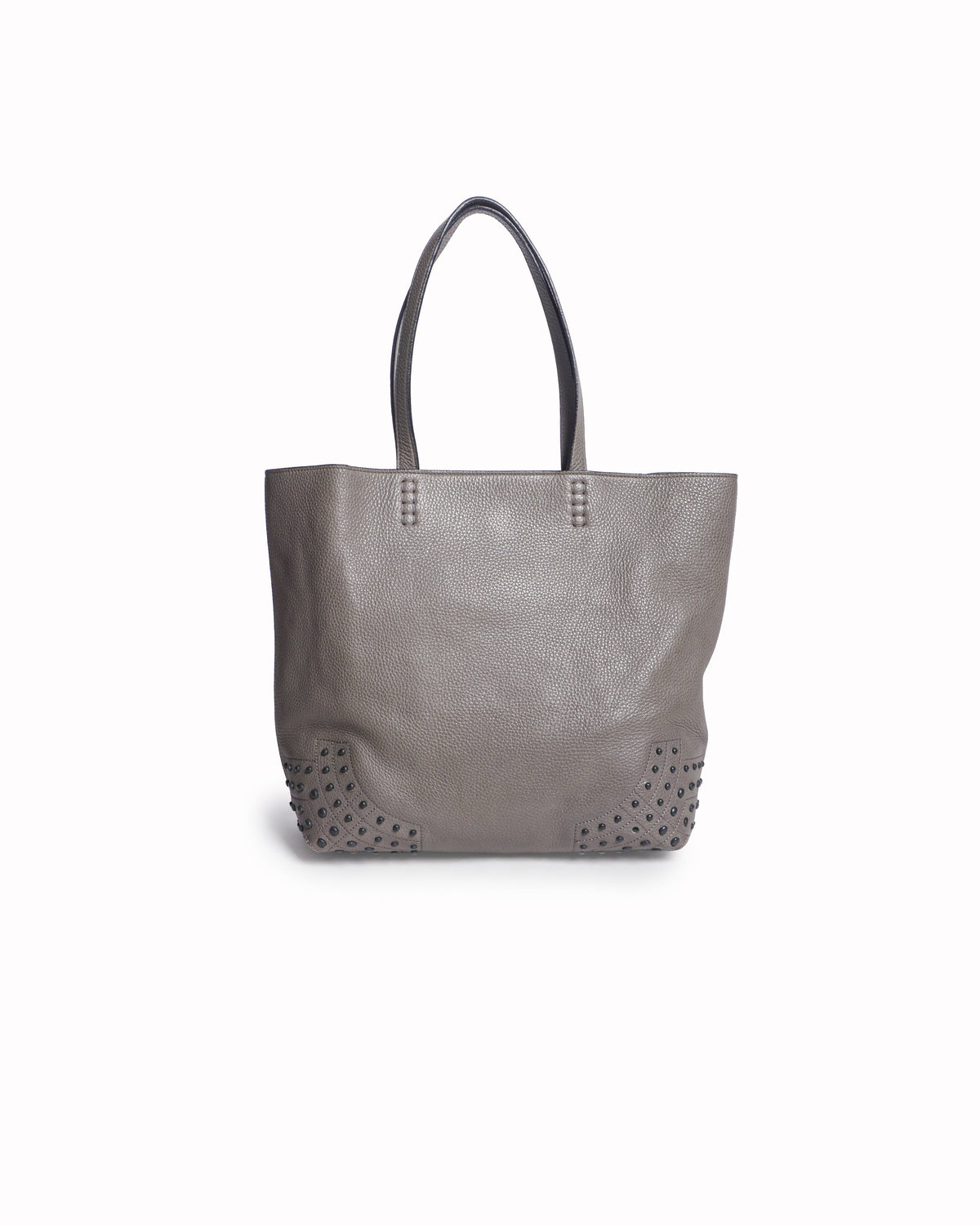 Tod’s Joy Grey Textured Leather Tote Bag