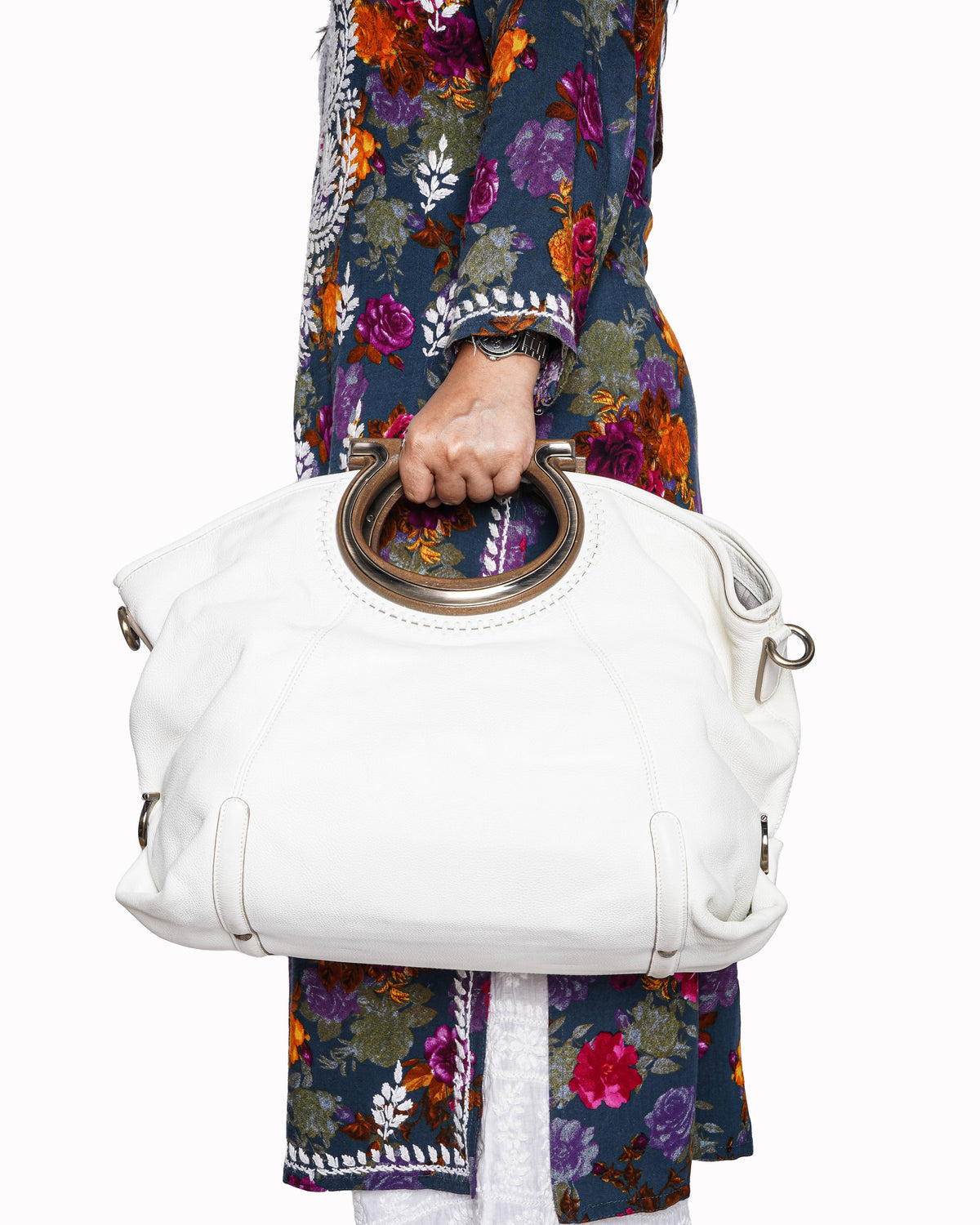 Salvatore Ferragamo Pebbled Leather handbag