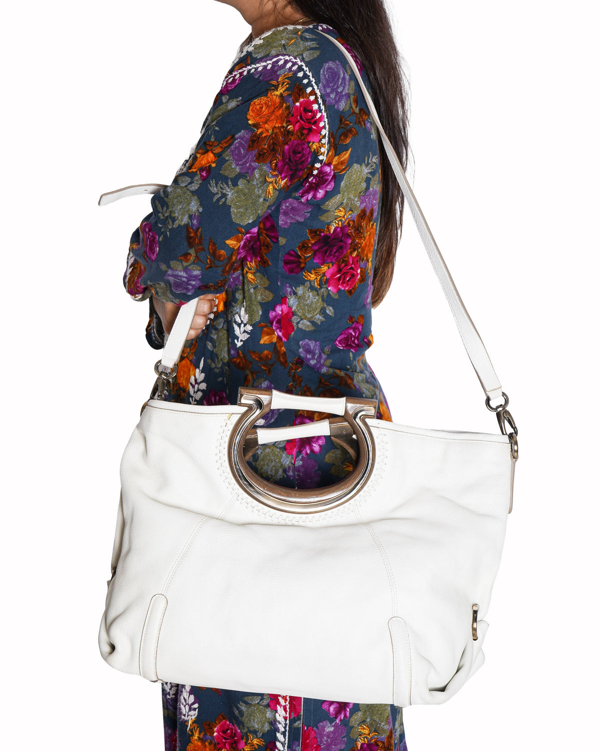Salvatore Ferragamo Pebbled Leather handbag