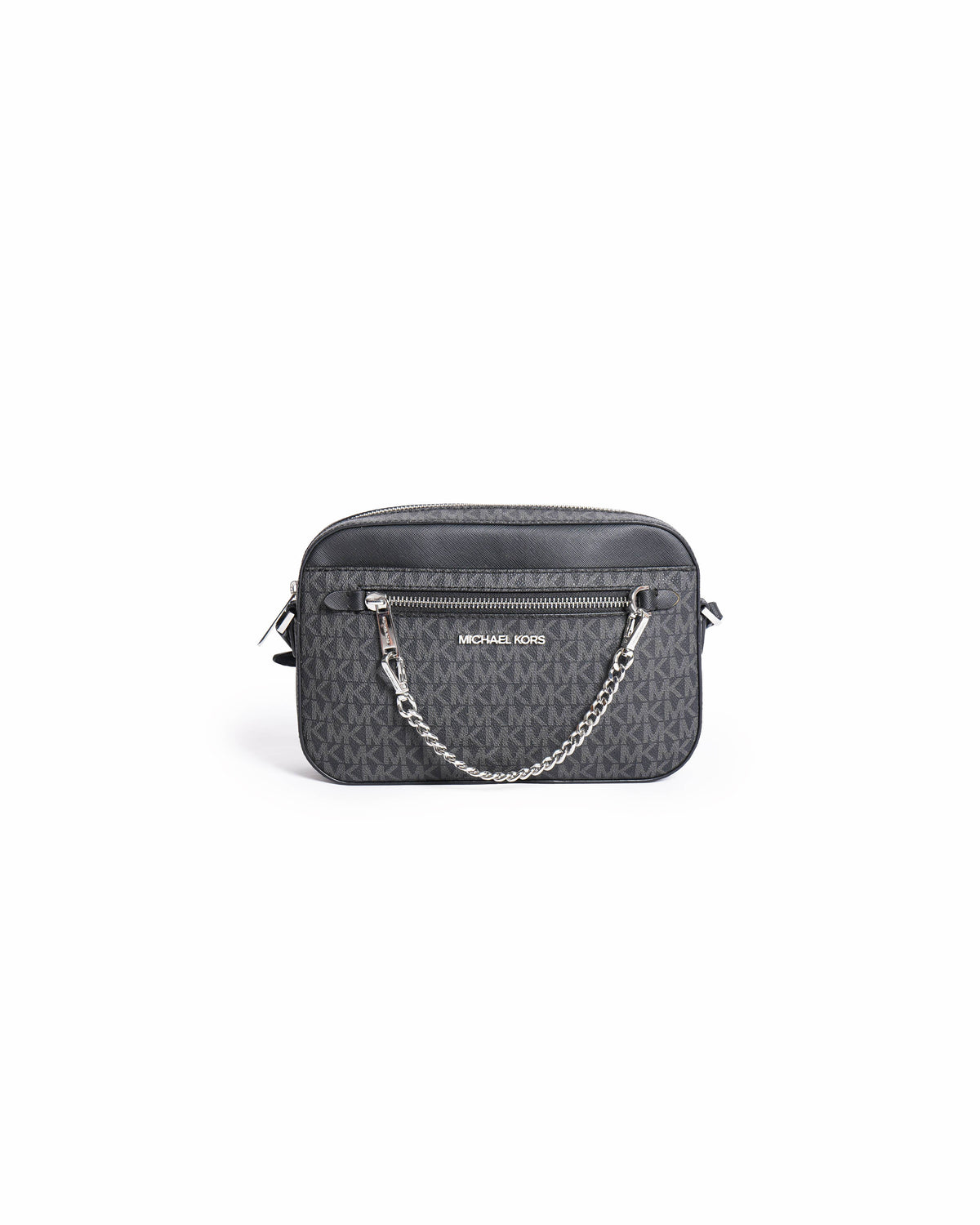 Michael kors jet set monogram camera crossbody bag