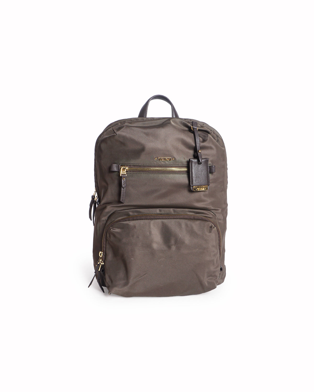 Tumi Grey Nylon Voyageur Carson Backpack
