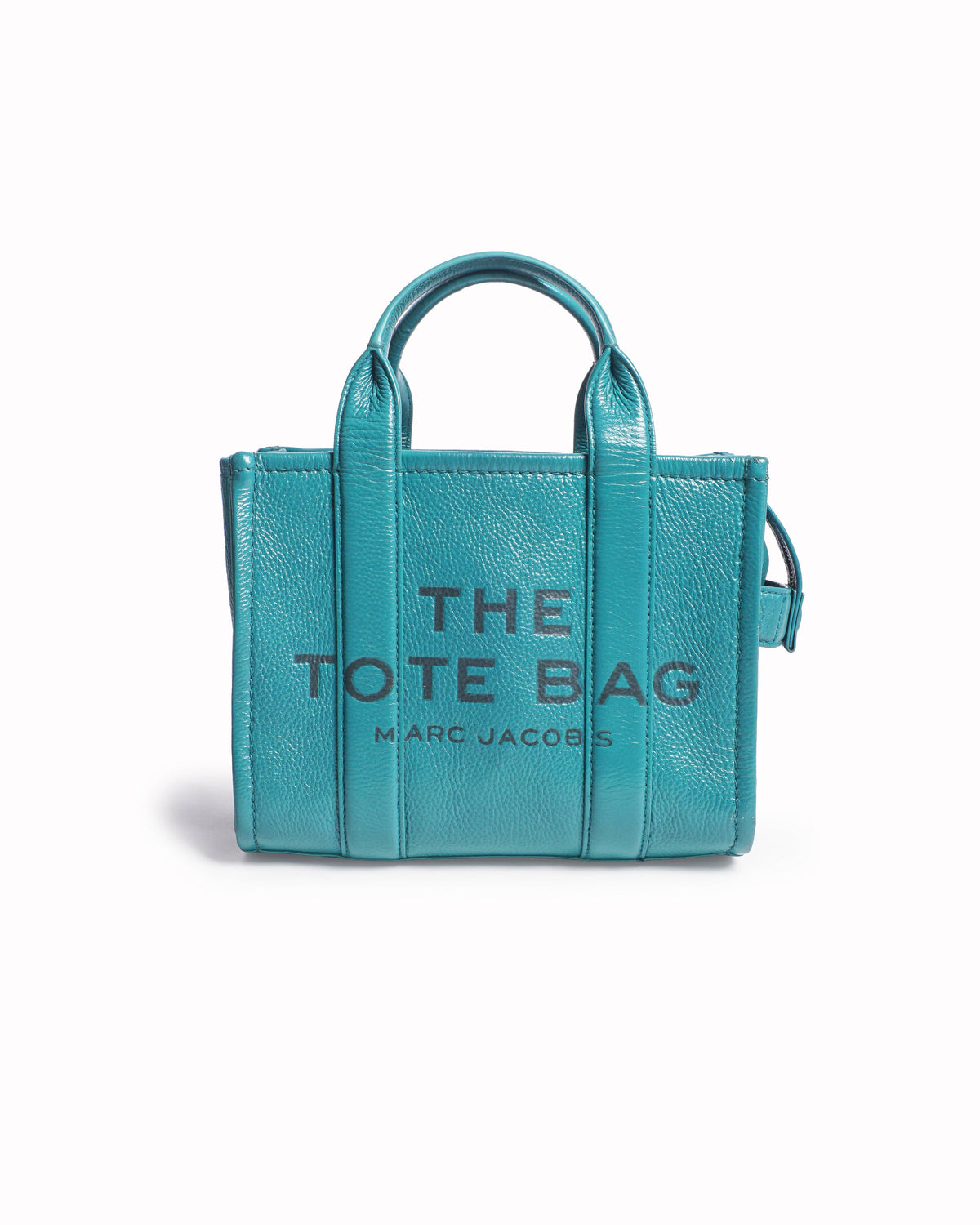 Marc Jacobs Teal Green Leather Tote Bag