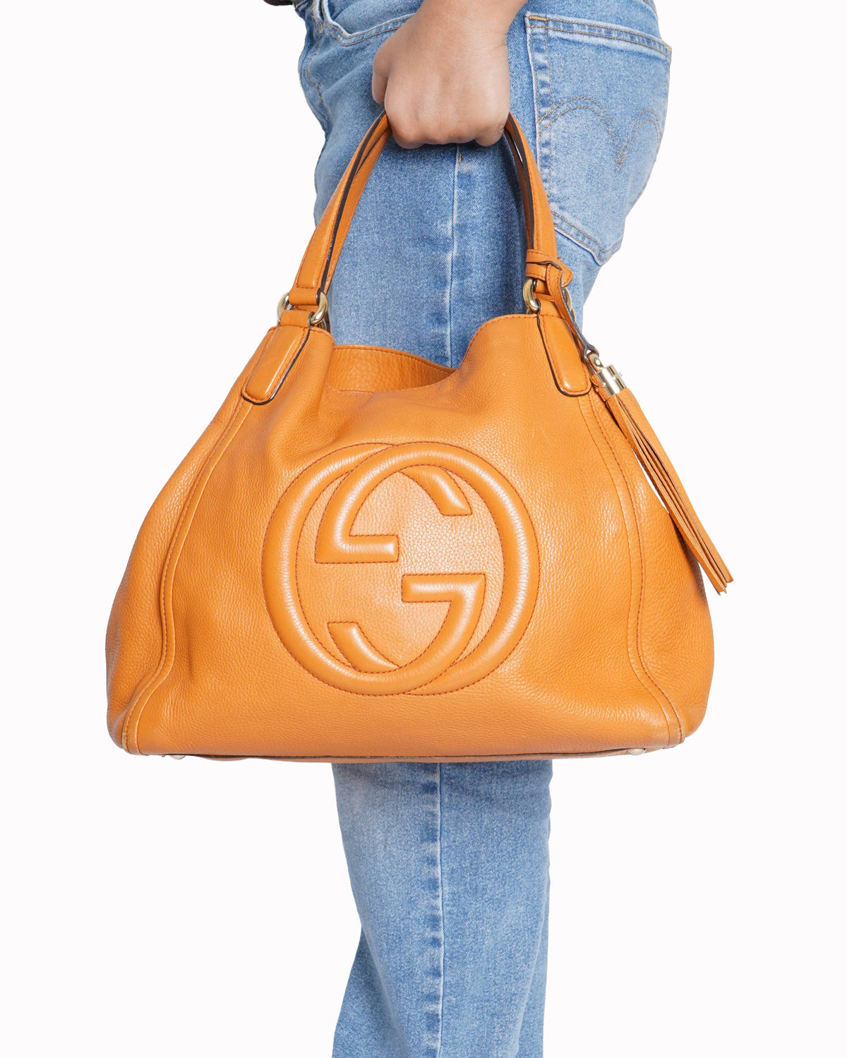 Gucci Orange Soho Tote