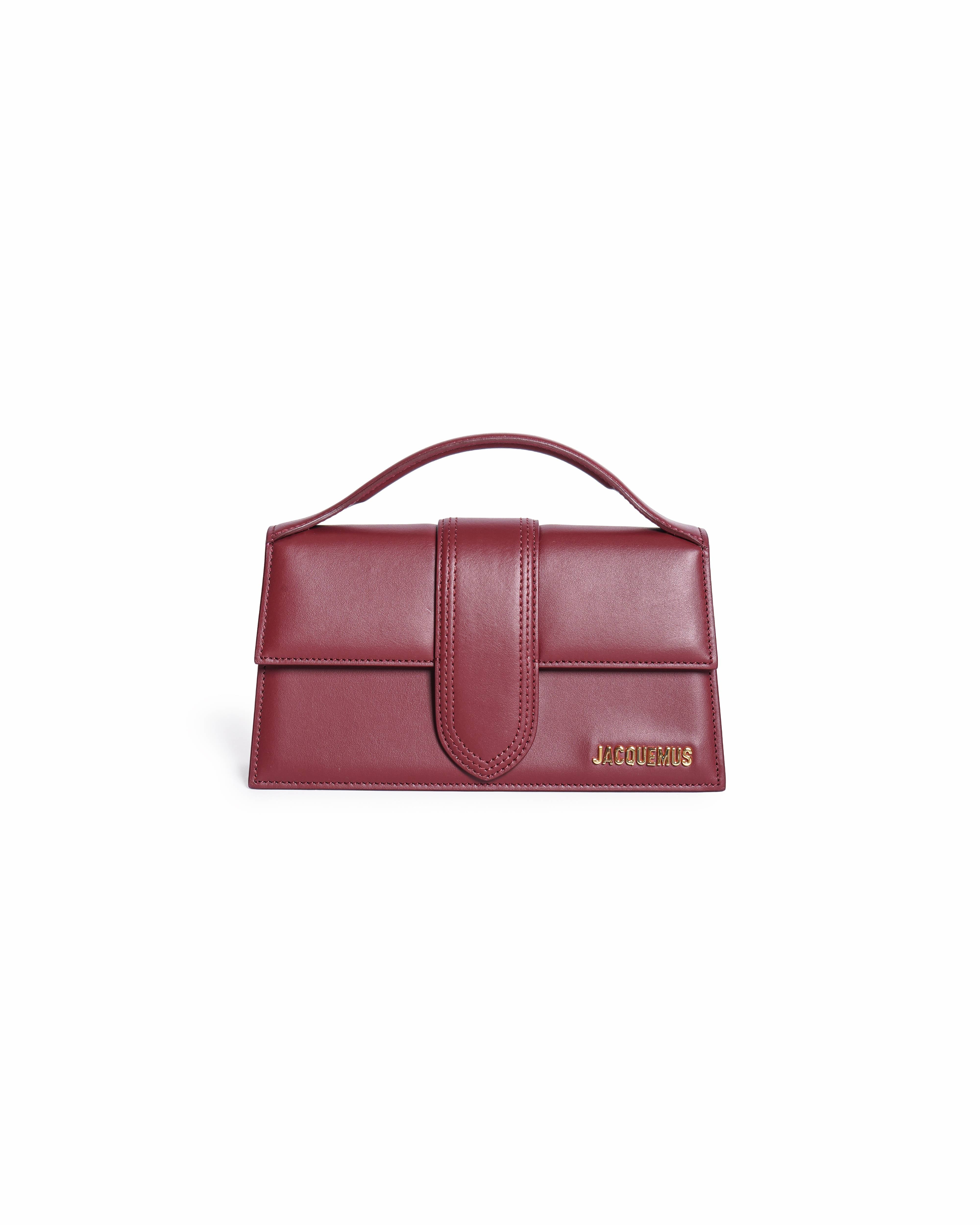 Jacquemus Le Grand Bambino Crossbody Bag In Maroon