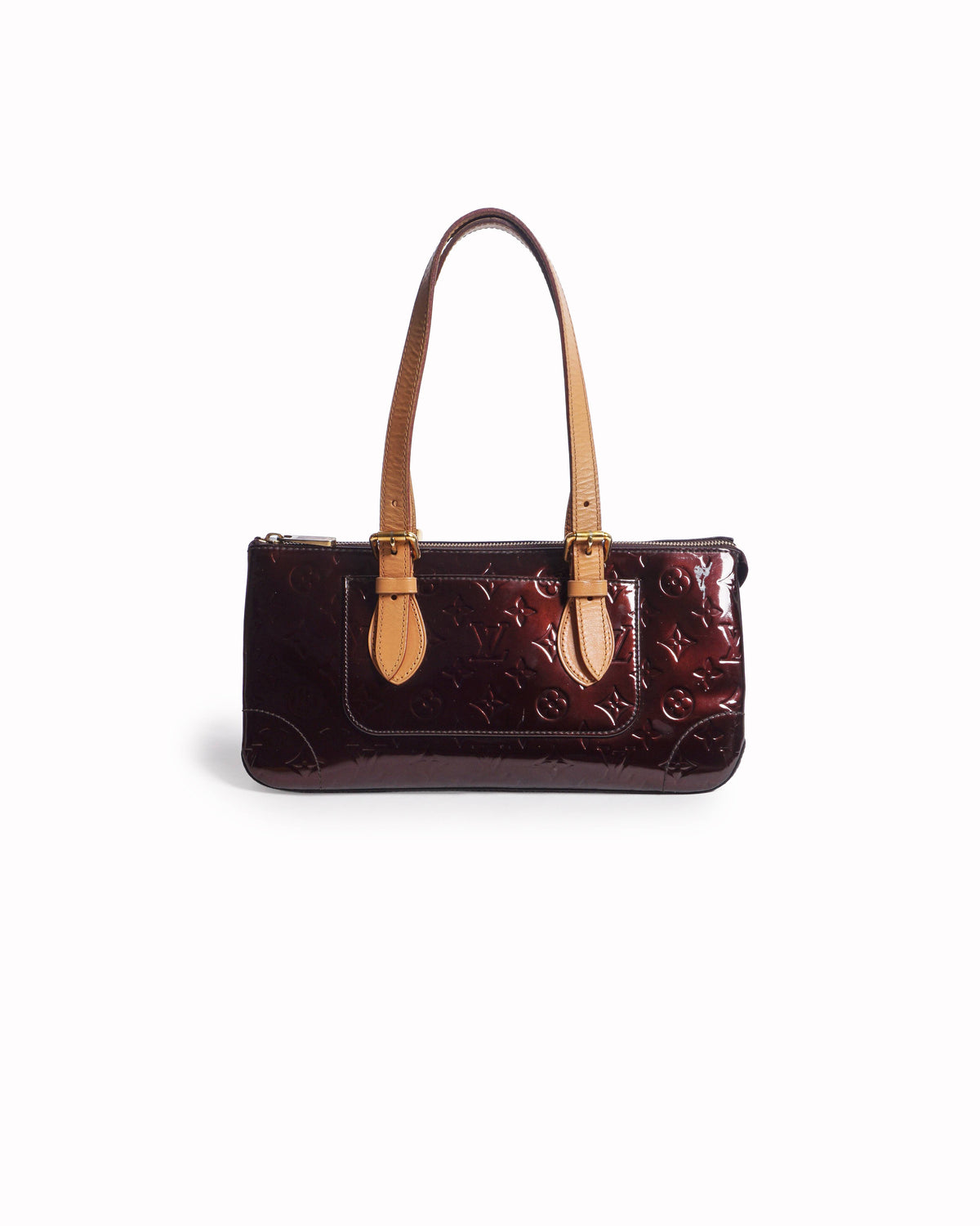 Louis Vuitton Amarante Monogram Vernis Shoulder Bag