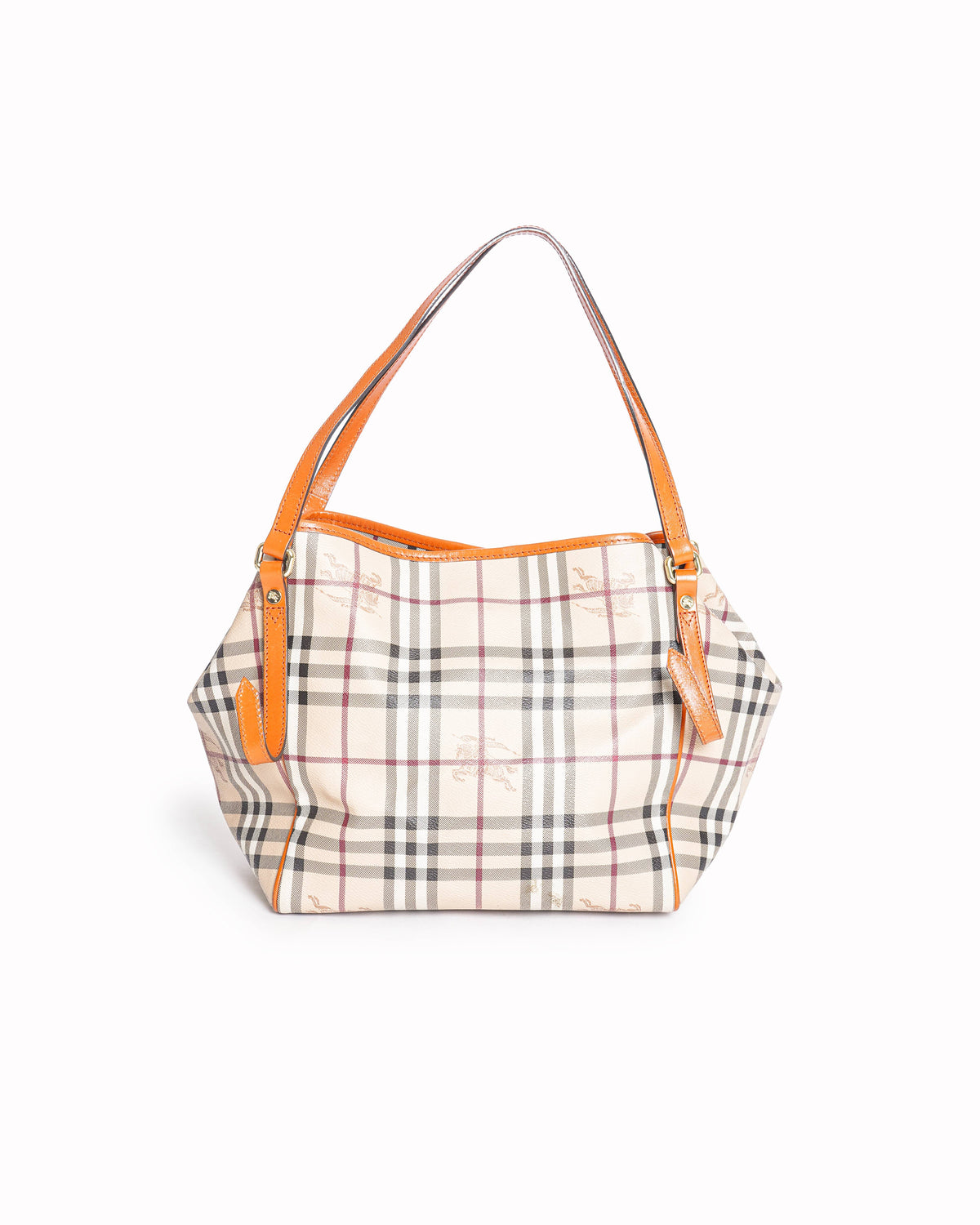 Burberry Haymarket Check Coated Canvas Small Canterbury Tote
