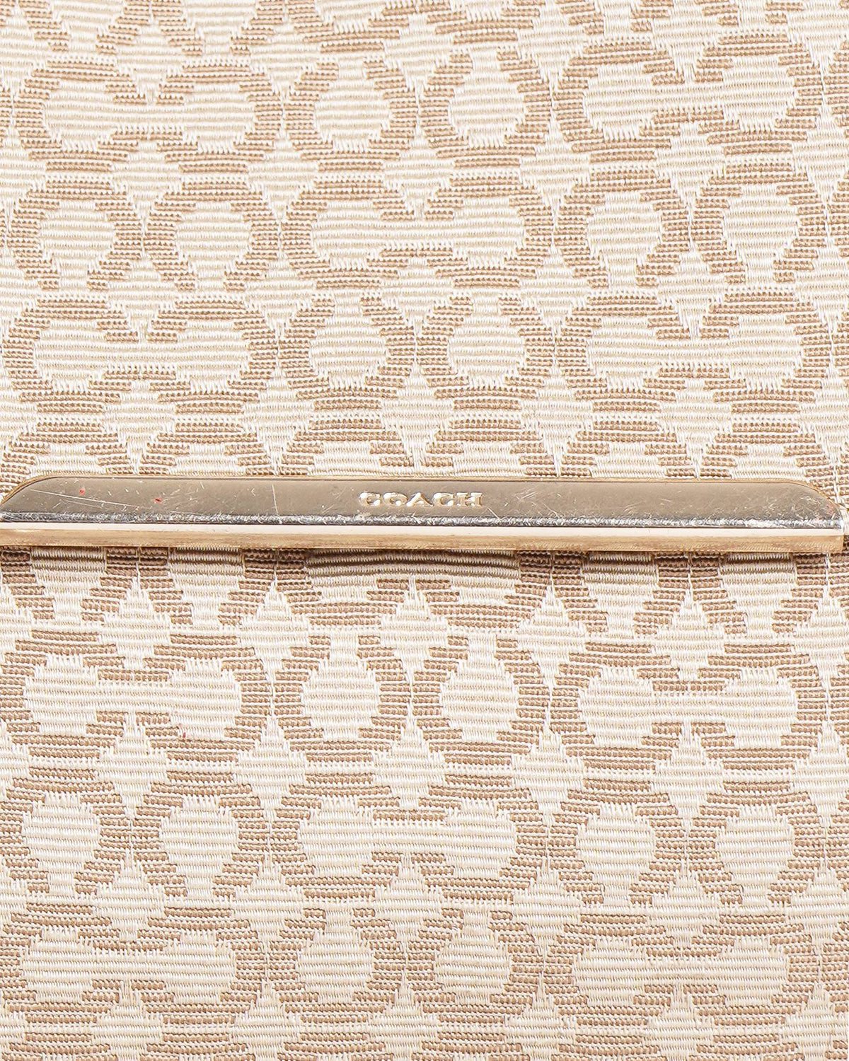 Coach Signature Jacquard and Leather Hobo Shoulder Bag