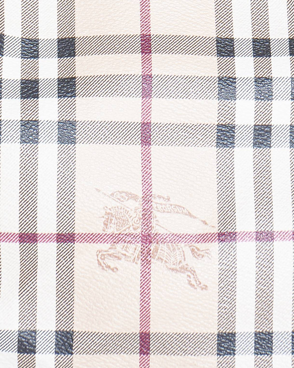 Burberry Haymarket Check Coated Canvas Small Canterbury Tote