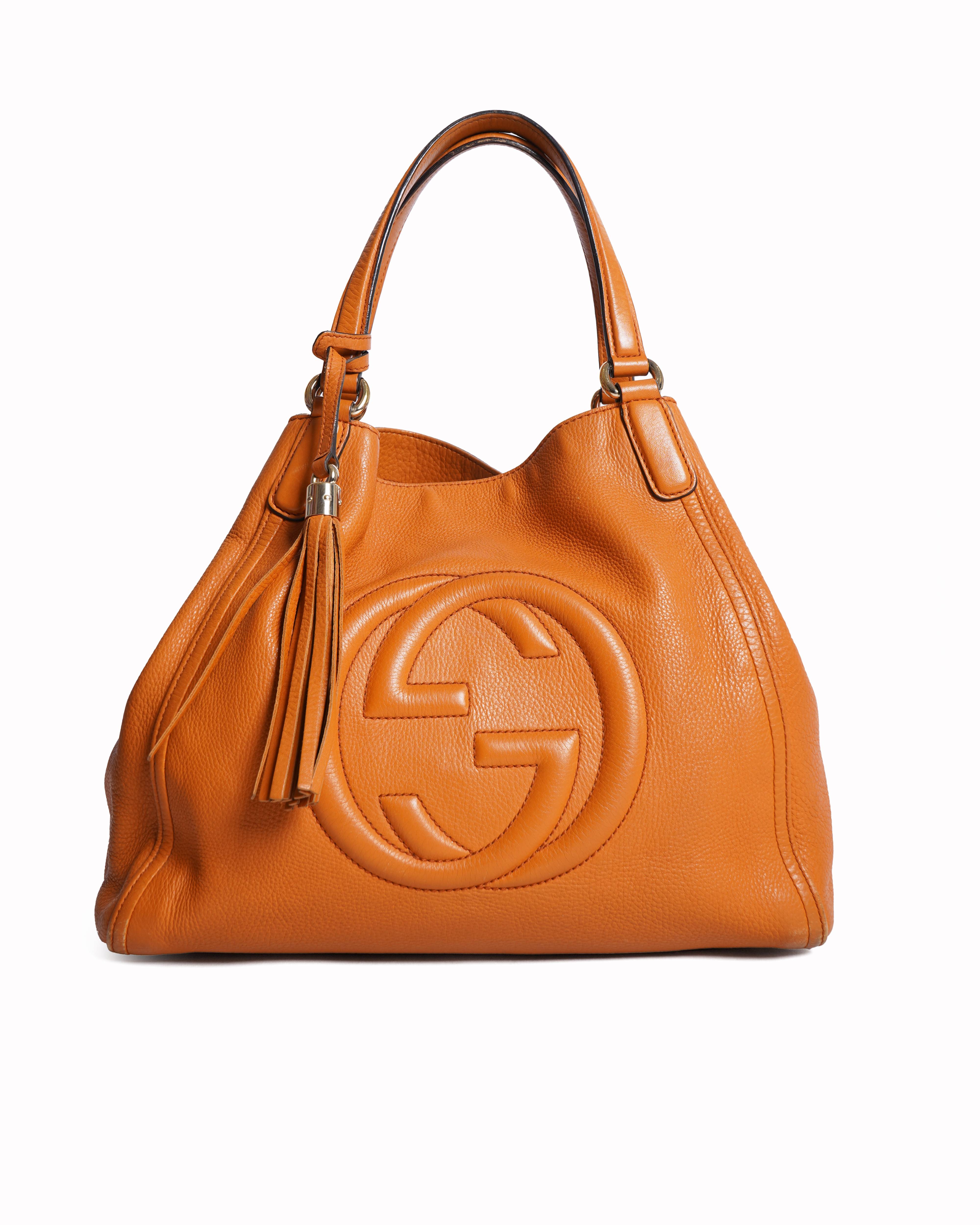 Gucci Orange Soho Tote