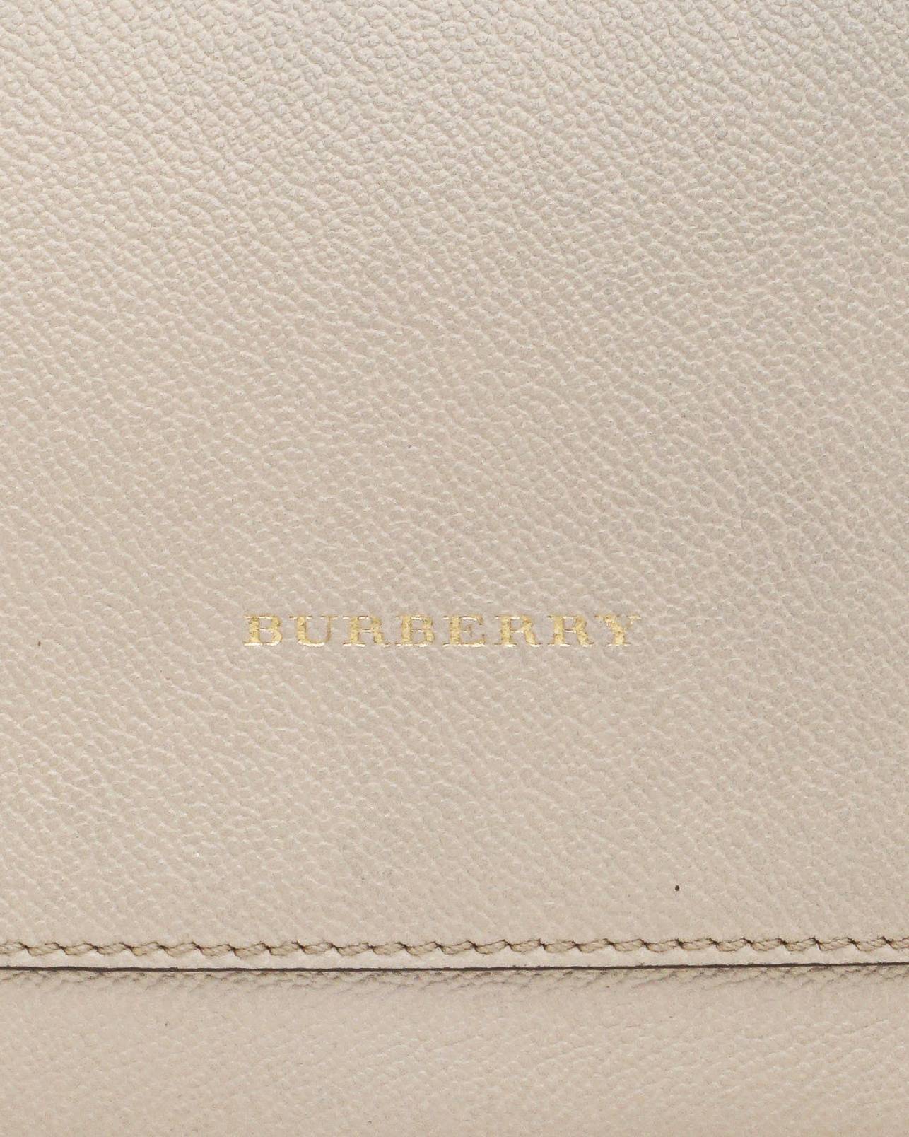 Burberry Elmstone Small Leather Hobo Bag