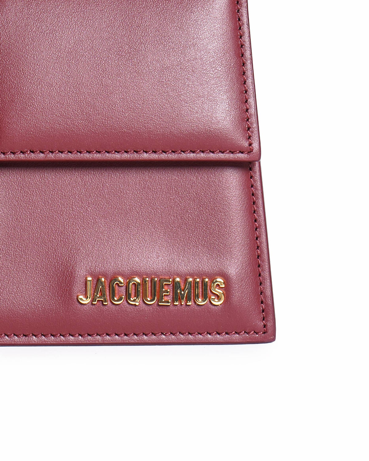 Jacquemus Le Grand Bambino Crossbody Bag In Maroon