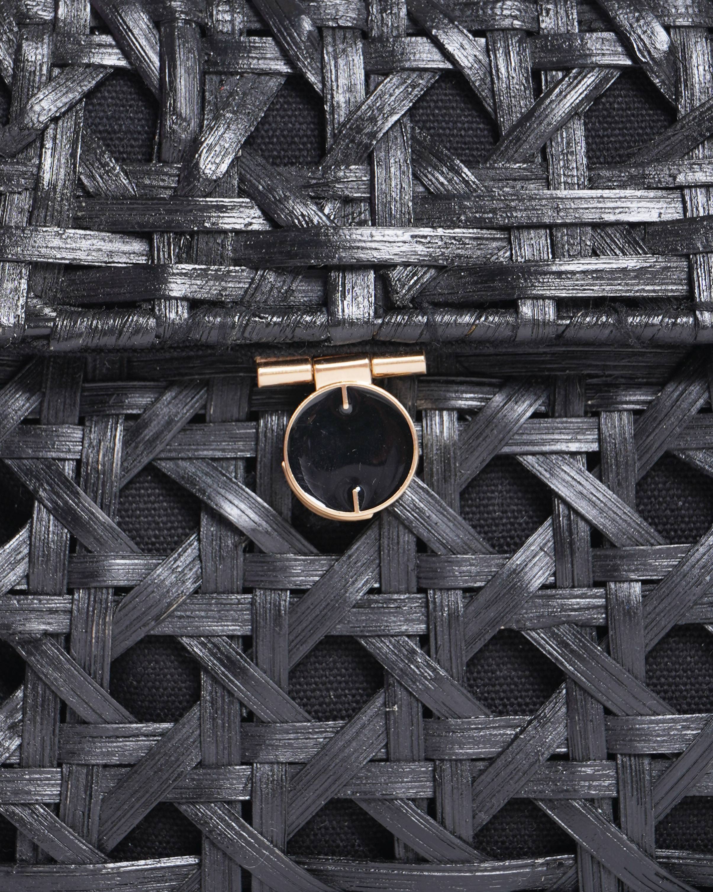 Cult Gaia Black 
Sybil Crossbody Bag