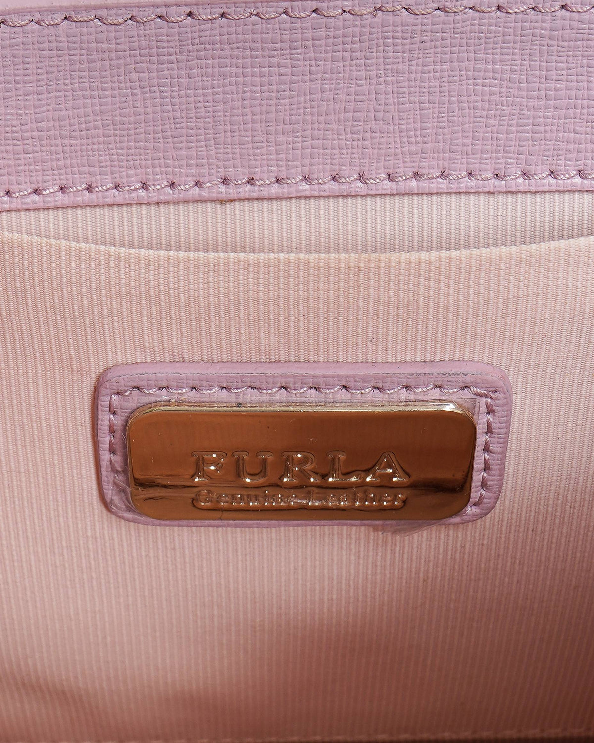 Furla Bella Mini Shoulder Crossbody Leather Bag Winter Rose Pink