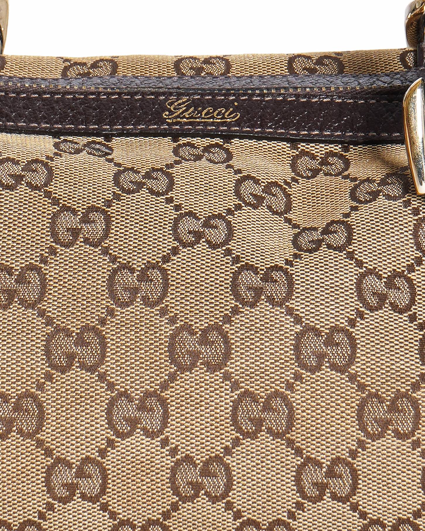 Gucci Abbey GG Canvas Tote Bag & Wallet Set