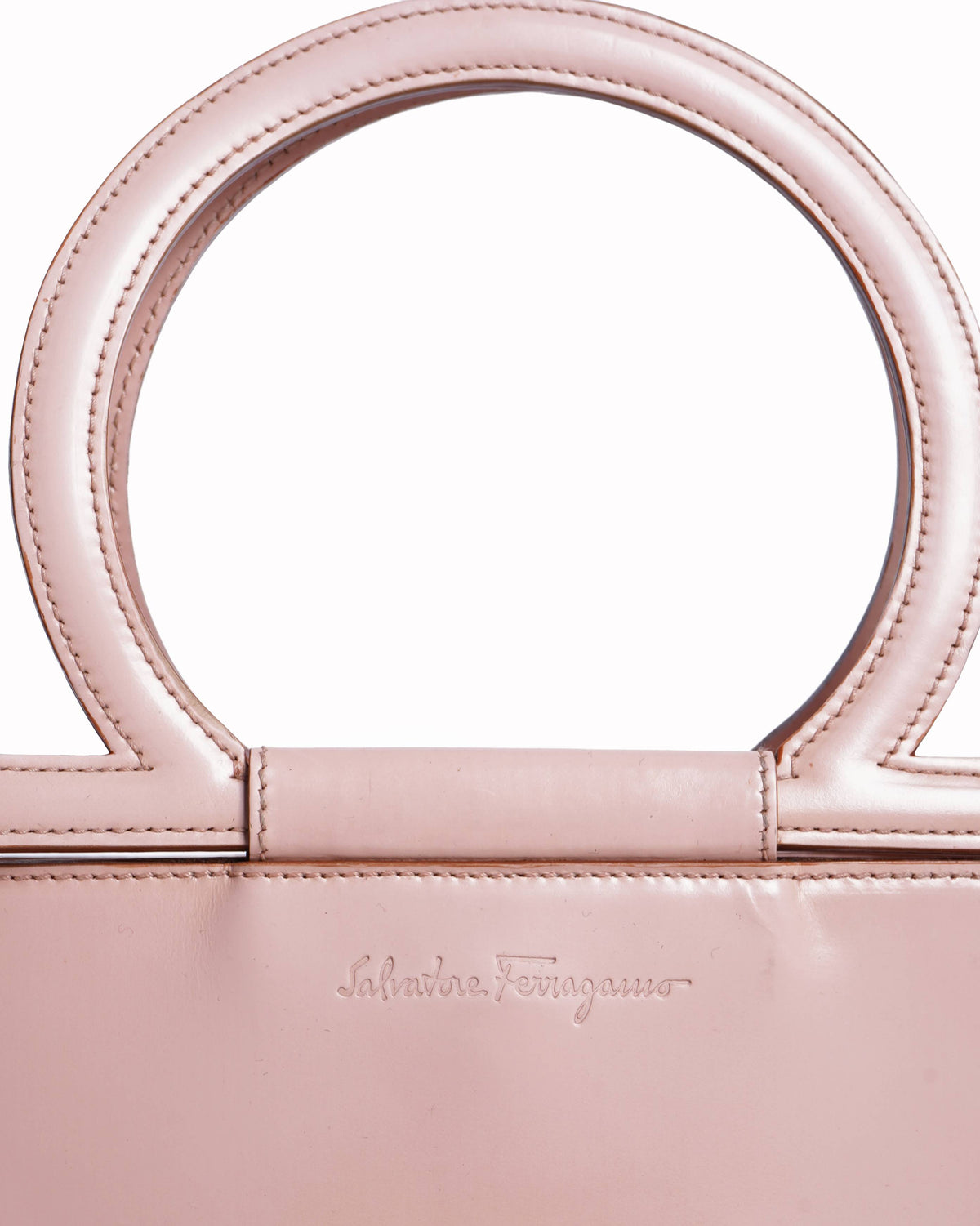 Salvatore Ferragamo gancini mini handbag in ballet pink