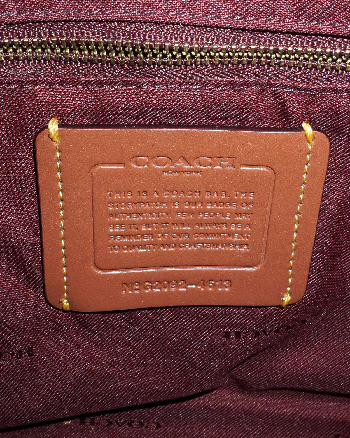 Coach Soft Tabby Colorblock Pebbled Leather Shoulder Bag