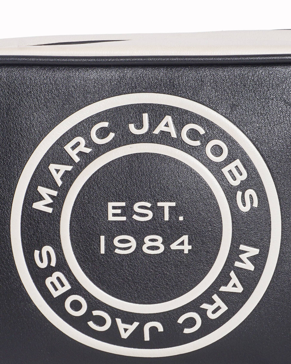 Marc Jacobs Black Flash Leather Graphic Camera Bag
