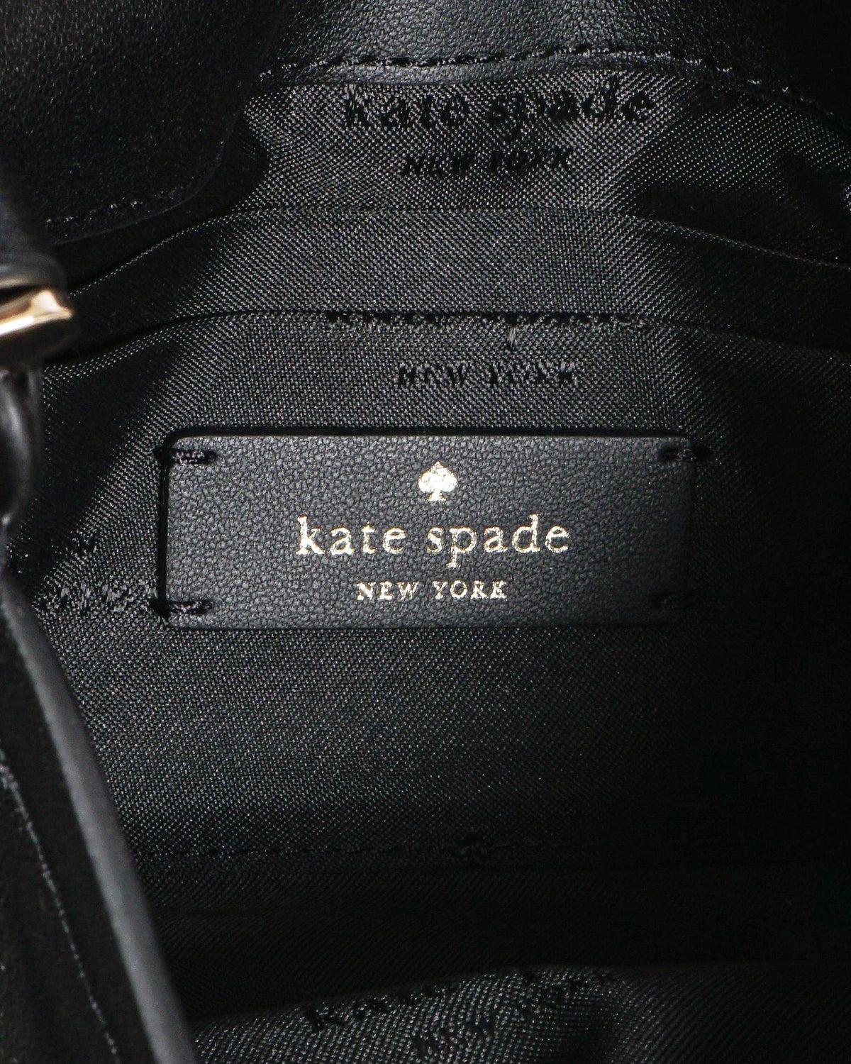Kate Spade Black Leather Ali Mini Crossbody Bag