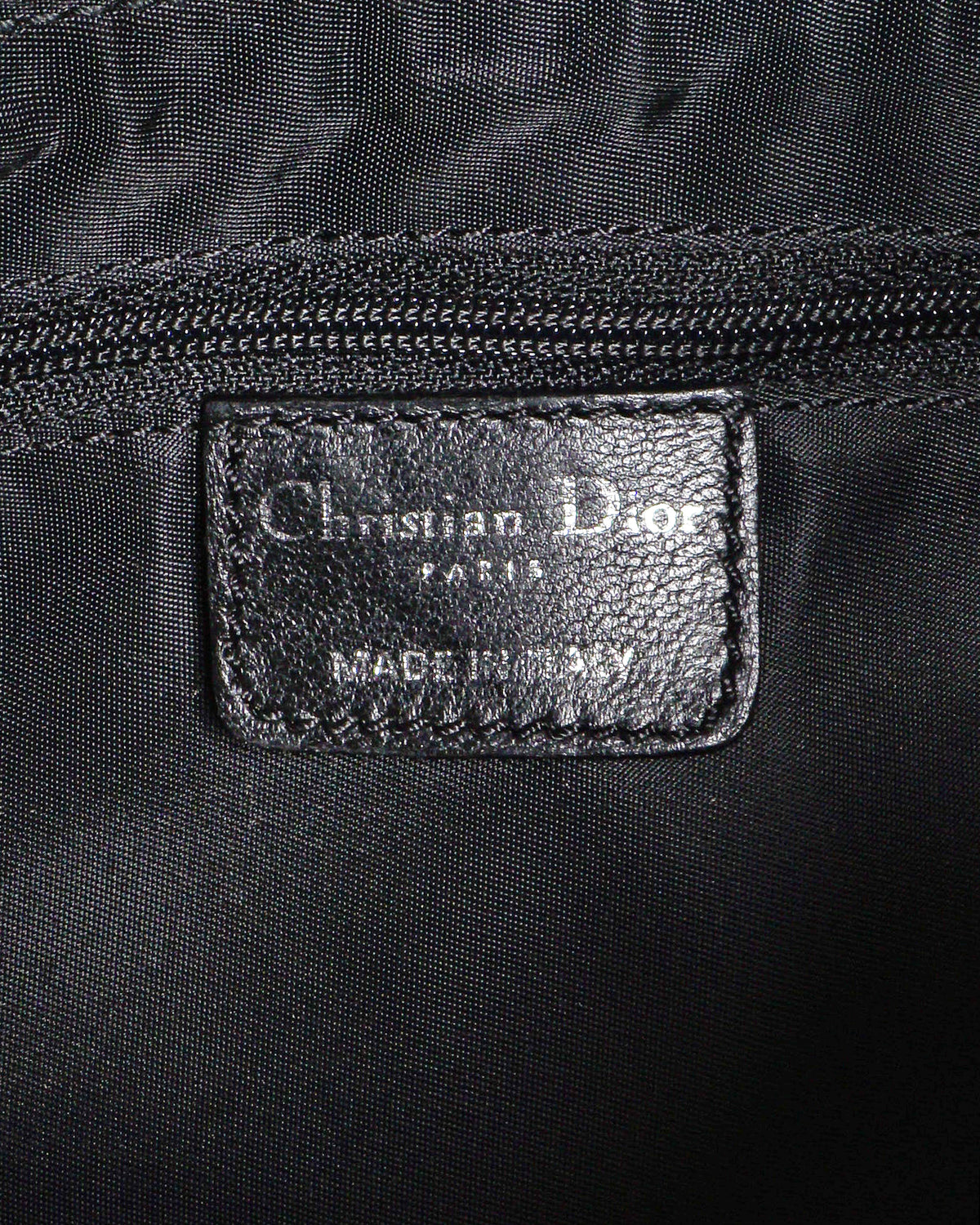 Dior Black Oblique Canvas & Leather Buckle Handle Hobo