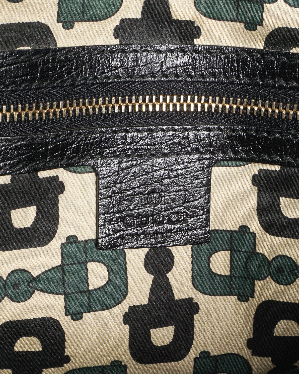 Gucci Black GG Canvas Web Small Tote Bag