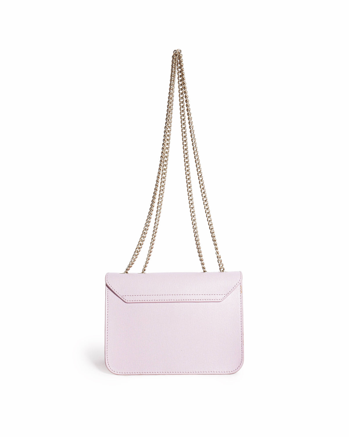 Furla Bella Mini Shoulder Crossbody Leather Bag Winter Rose Pink