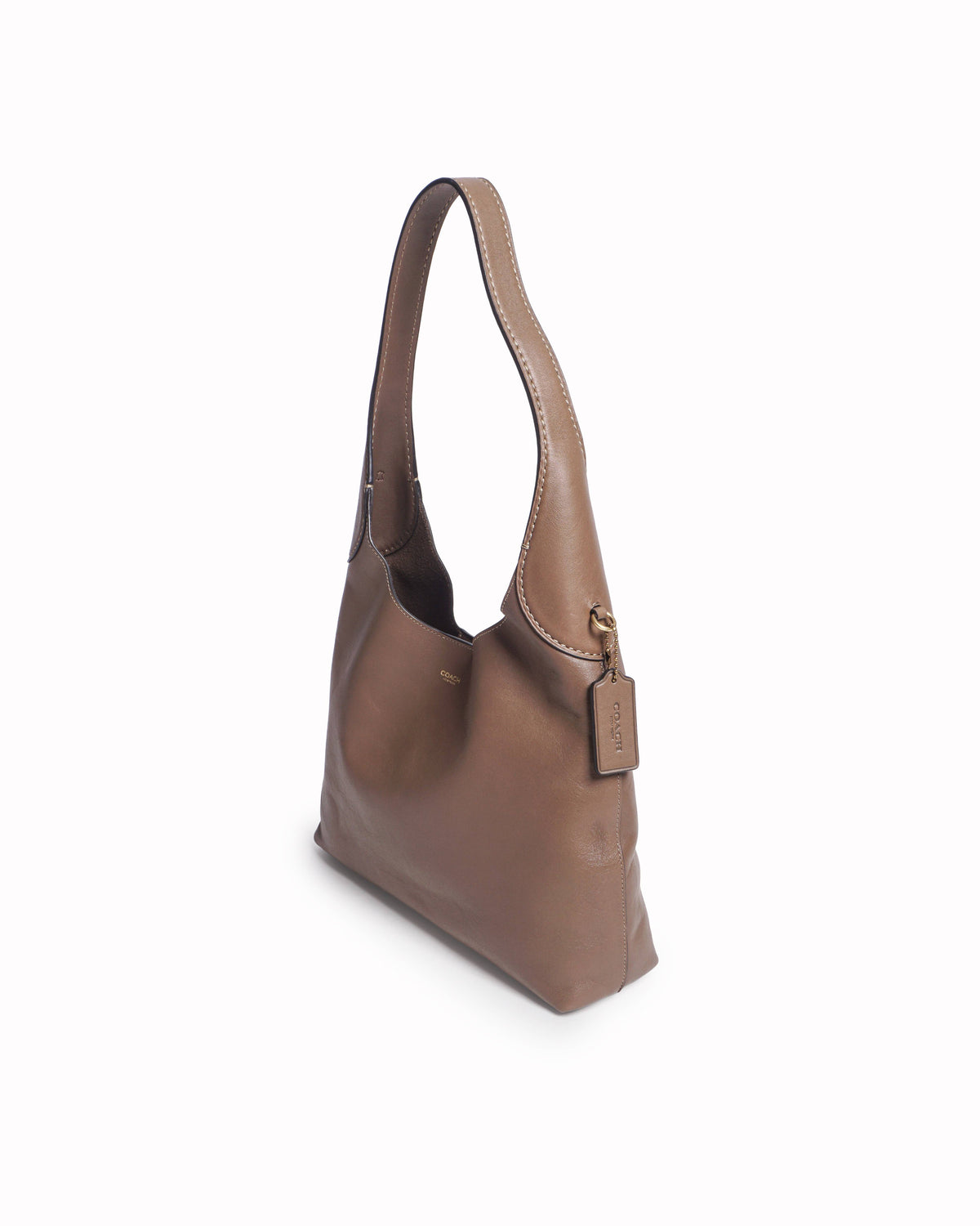 Coach Brooklyn Shoulder Bag 28 Brown Leather