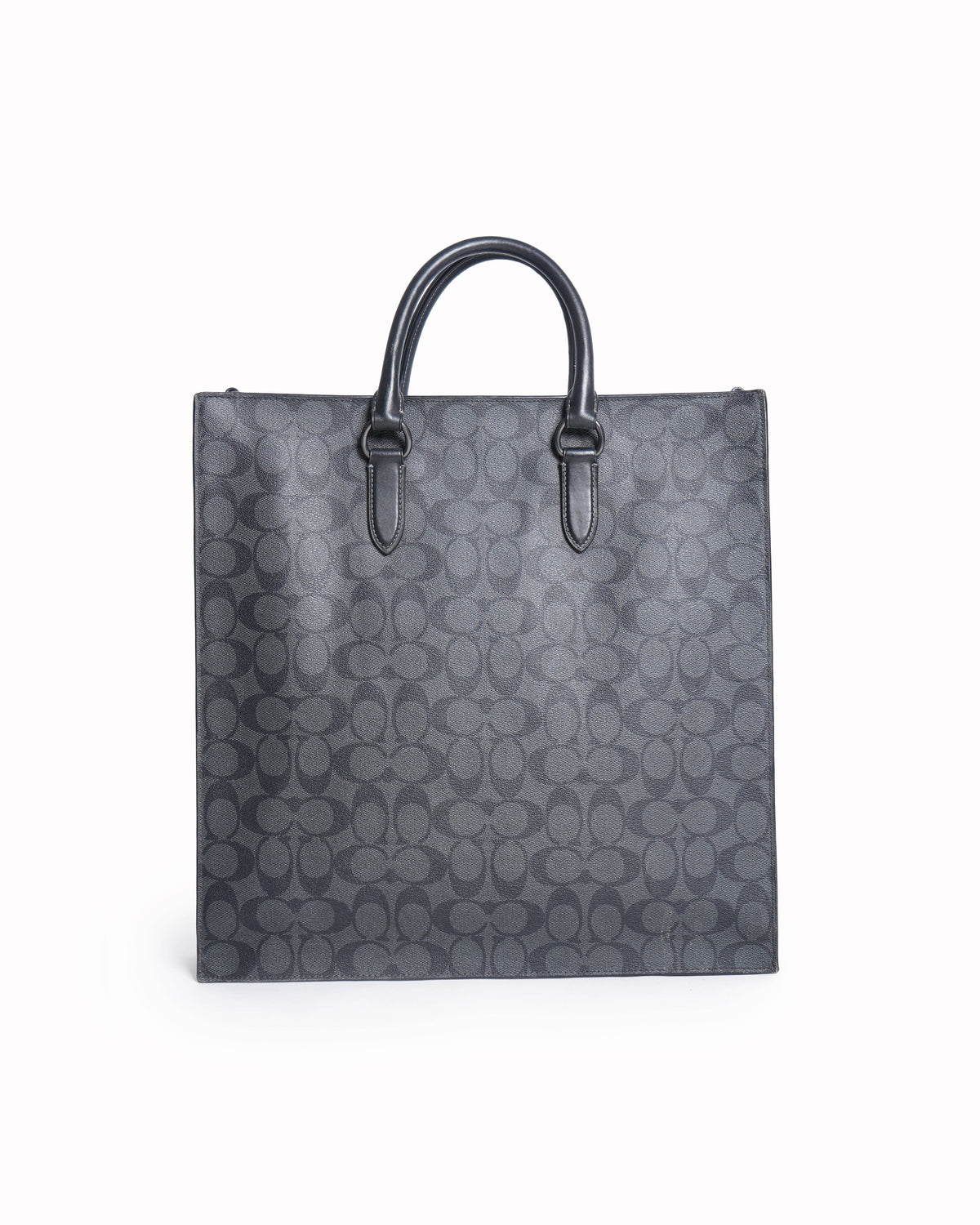 Coach dylan tote bag in black signature canvas