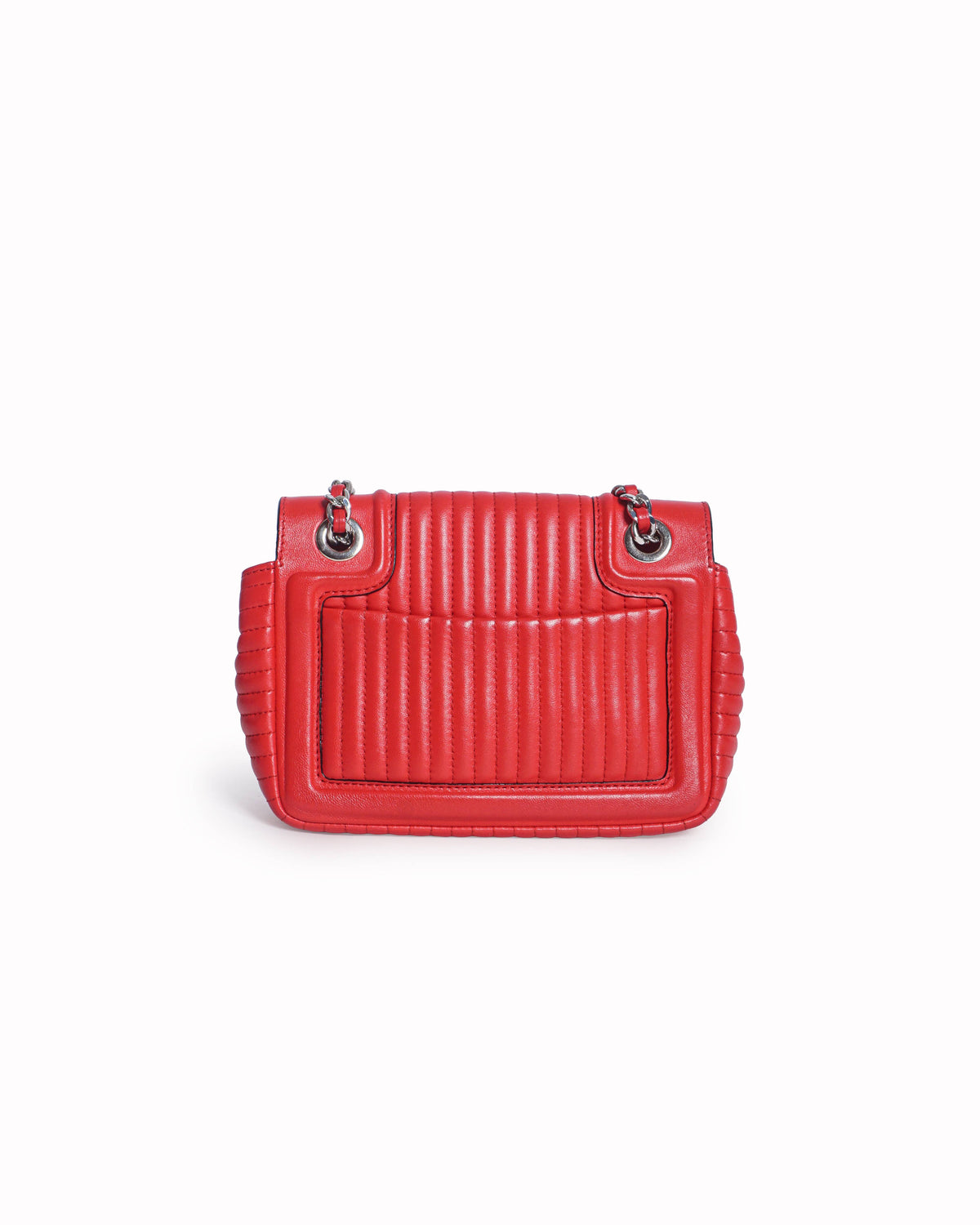 Moschino Number Plate Shoulder Bag In Red