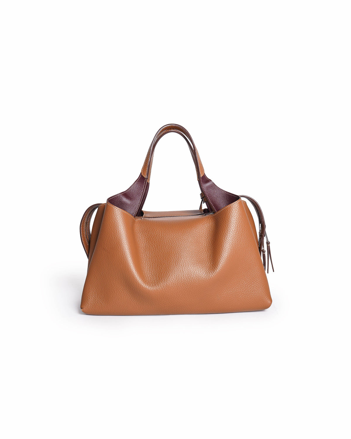 Tod's  Brown T Timeless Mini Leather Tote Bag