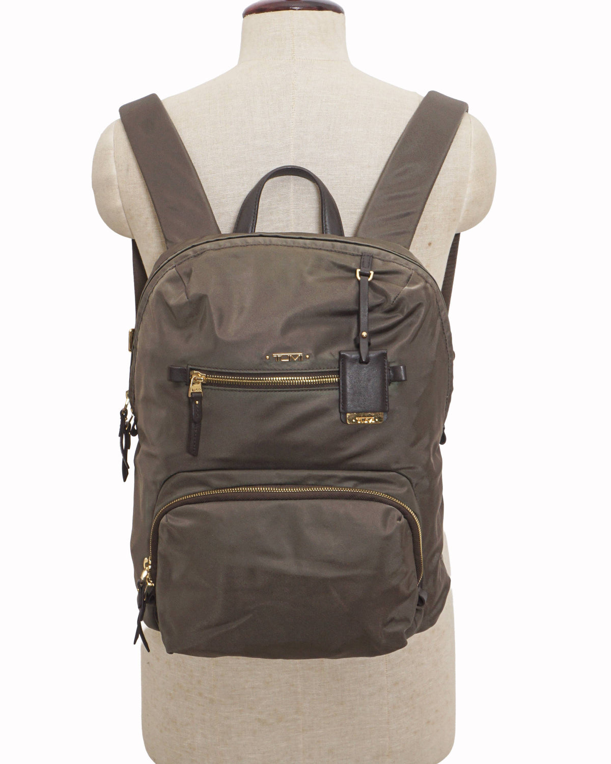 Tumi Grey Nylon Voyageur Carson Backpack
