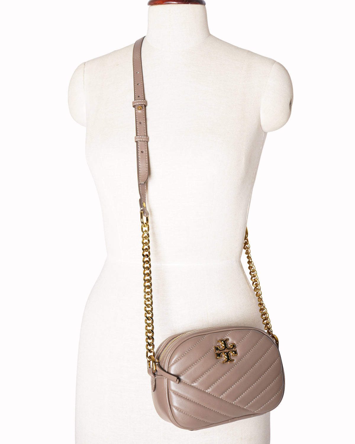 New Tory Burch Kira Quilted Crossbody Bag